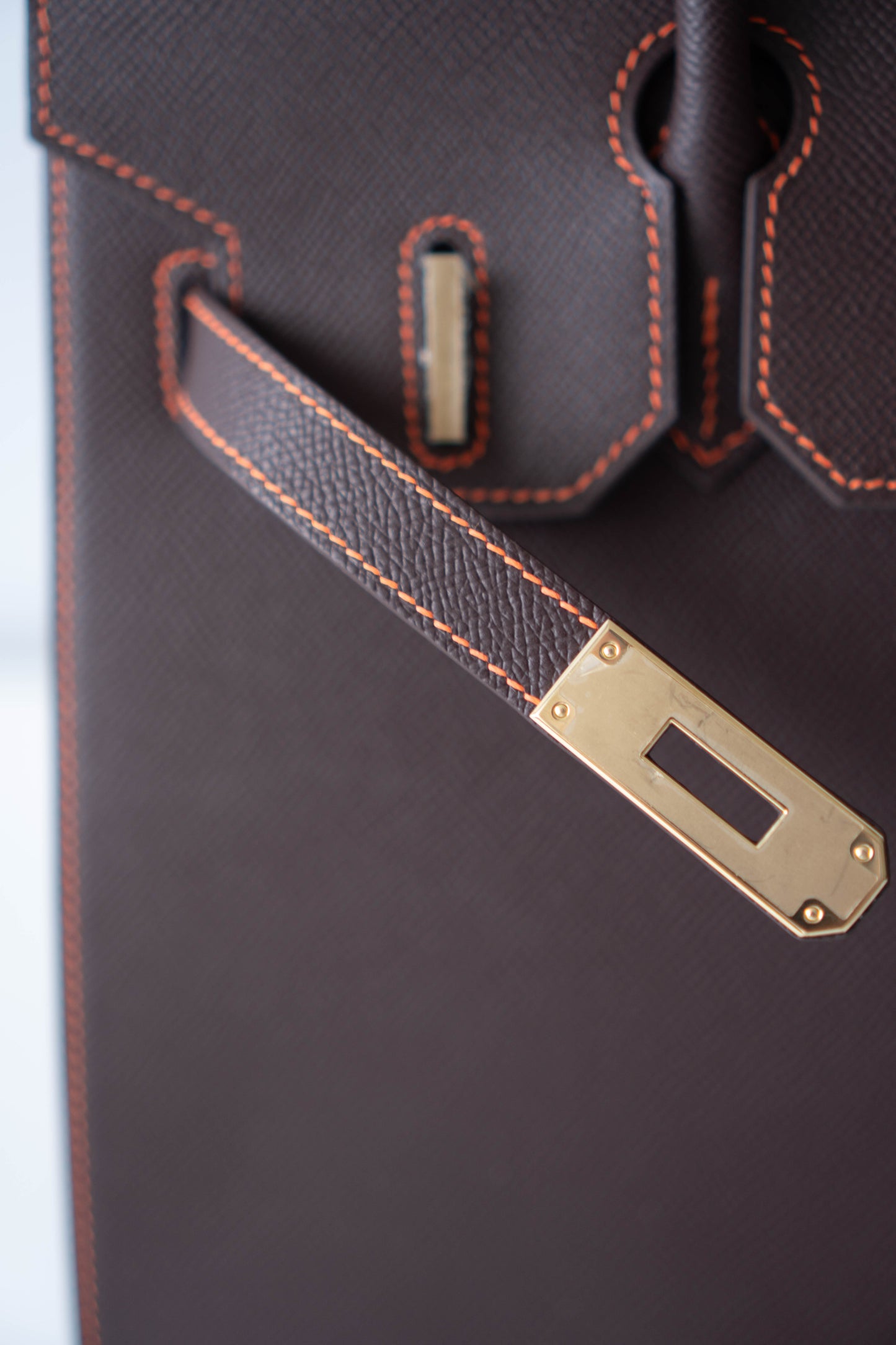 BK 30 With Horseshoe Stamp in Epsom Sellier with Permabrass Custom Order