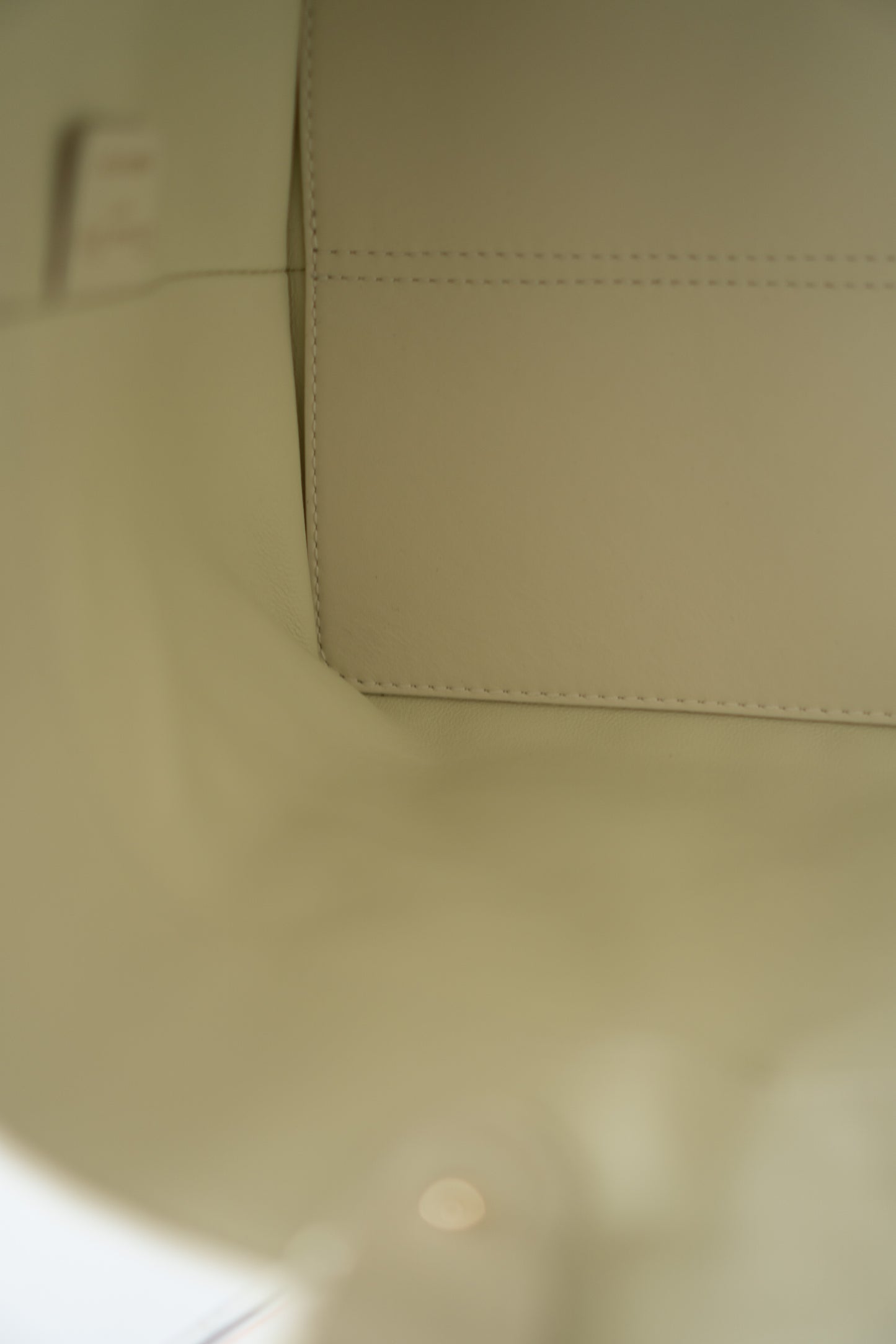 Toujour Quilted Tote Bag – Latte Calfskin with Light Gold Hardware