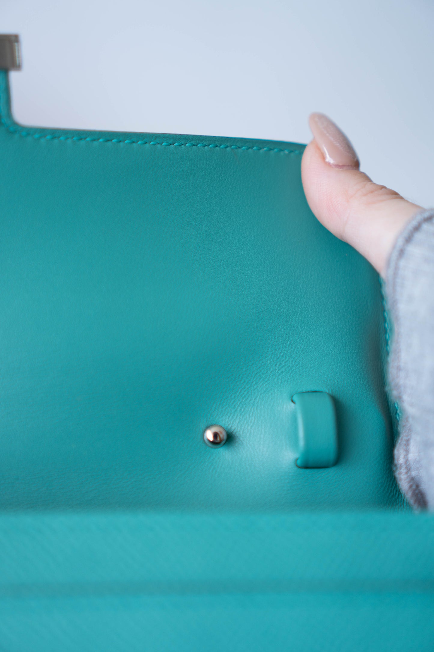 Constanc Wallet To Go Touch Vert Jade Epsom Palladium Hardware