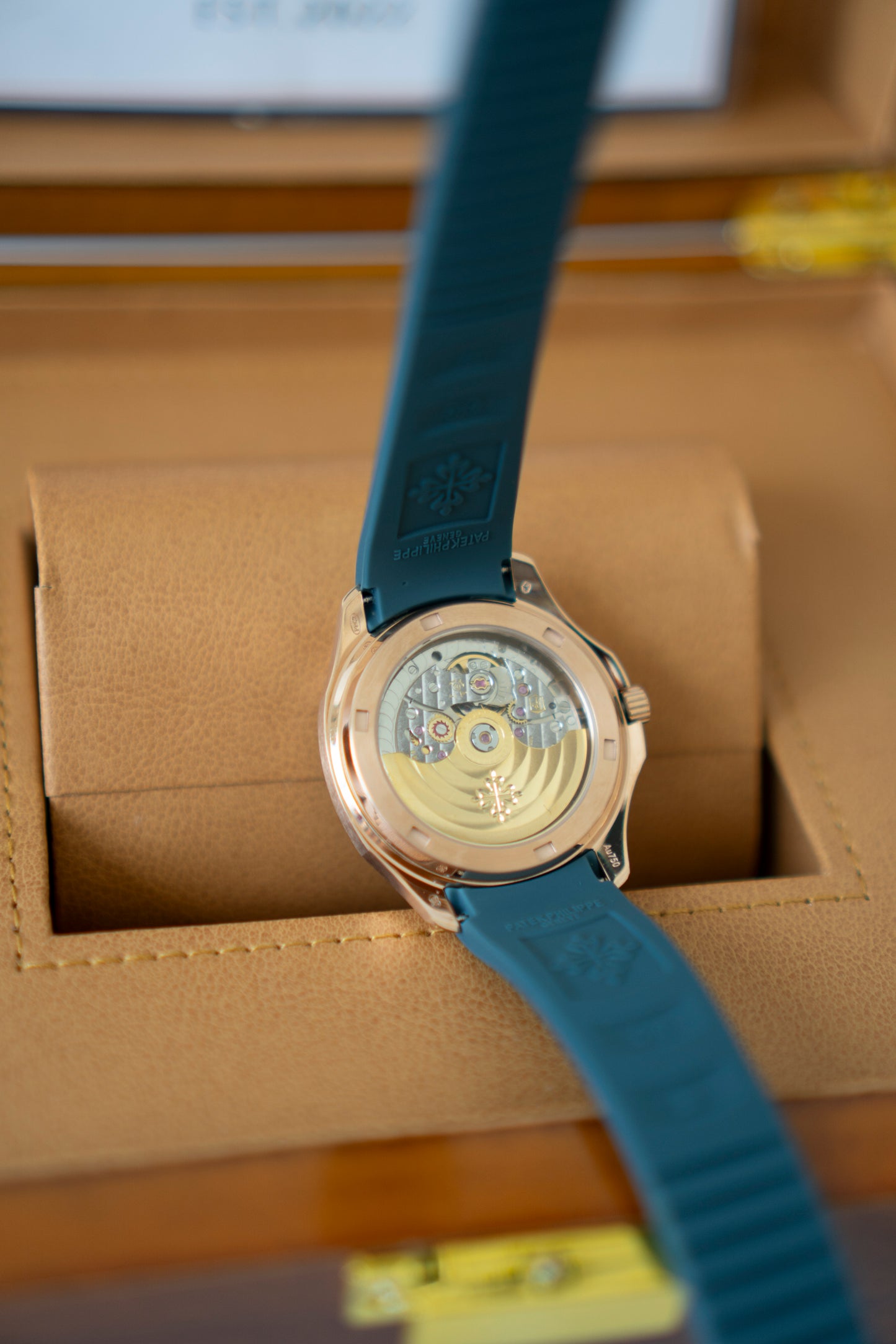 Aquanaut Travel Time 5269R – Rose Gold with Blue-Gray Dial