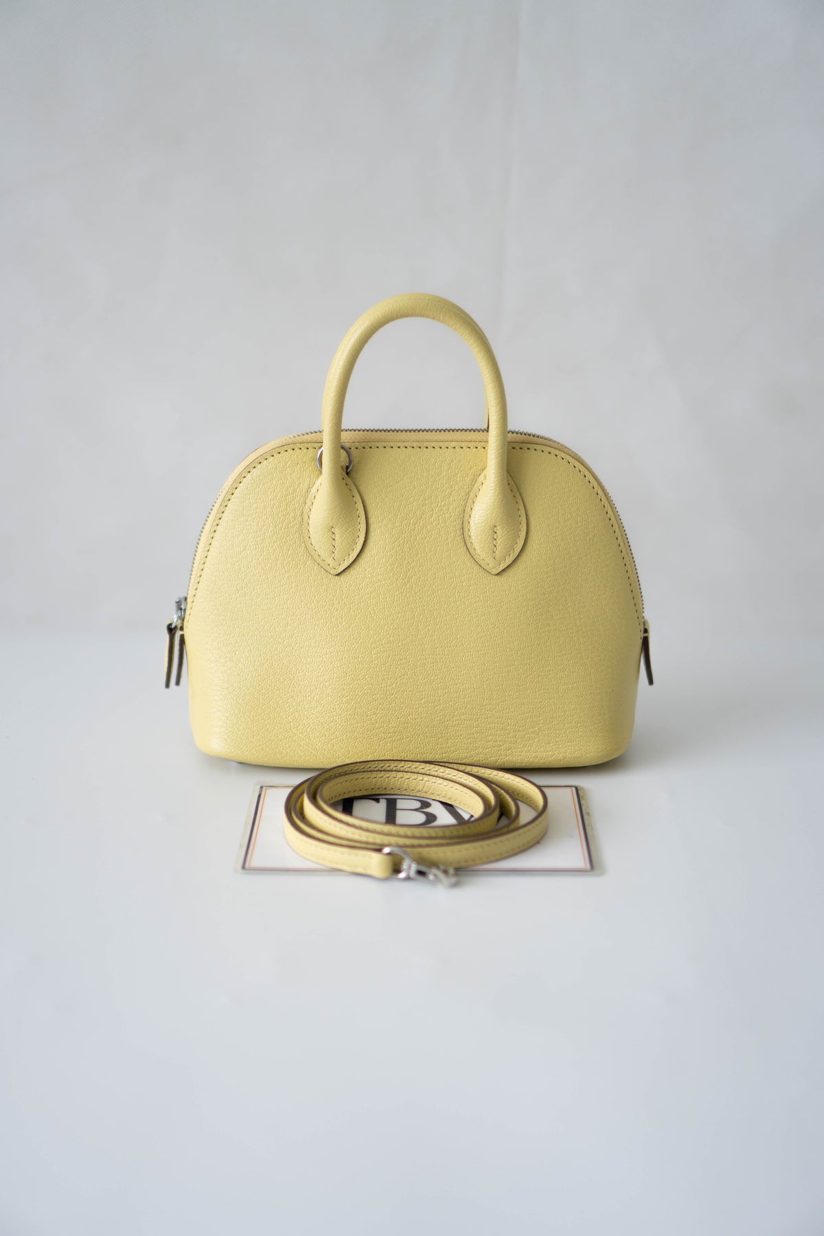 Bolide 1923 Mini Bag – Pastel Yellow Evercolor Leather