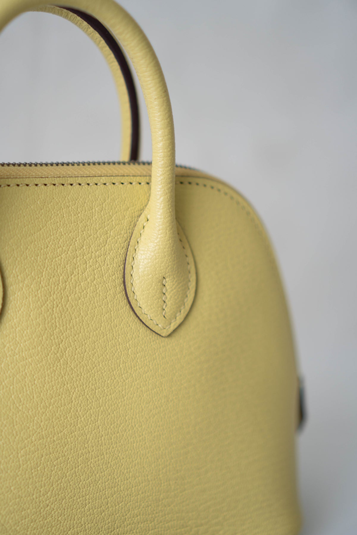 Bolide 1923 Mini Bag – Pastel Yellow Evercolor Leather