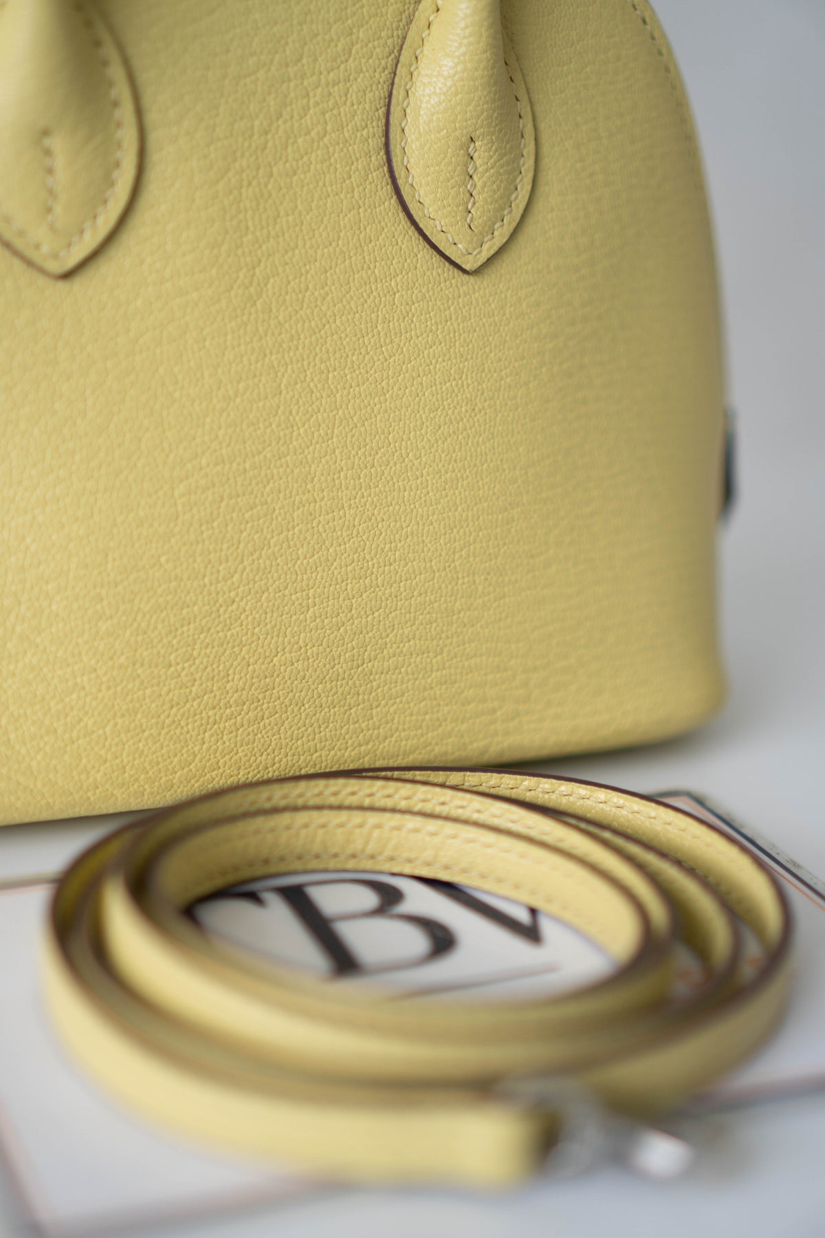 Bolide 1923 Mini Bag – Pastel Yellow Evercolor Leather