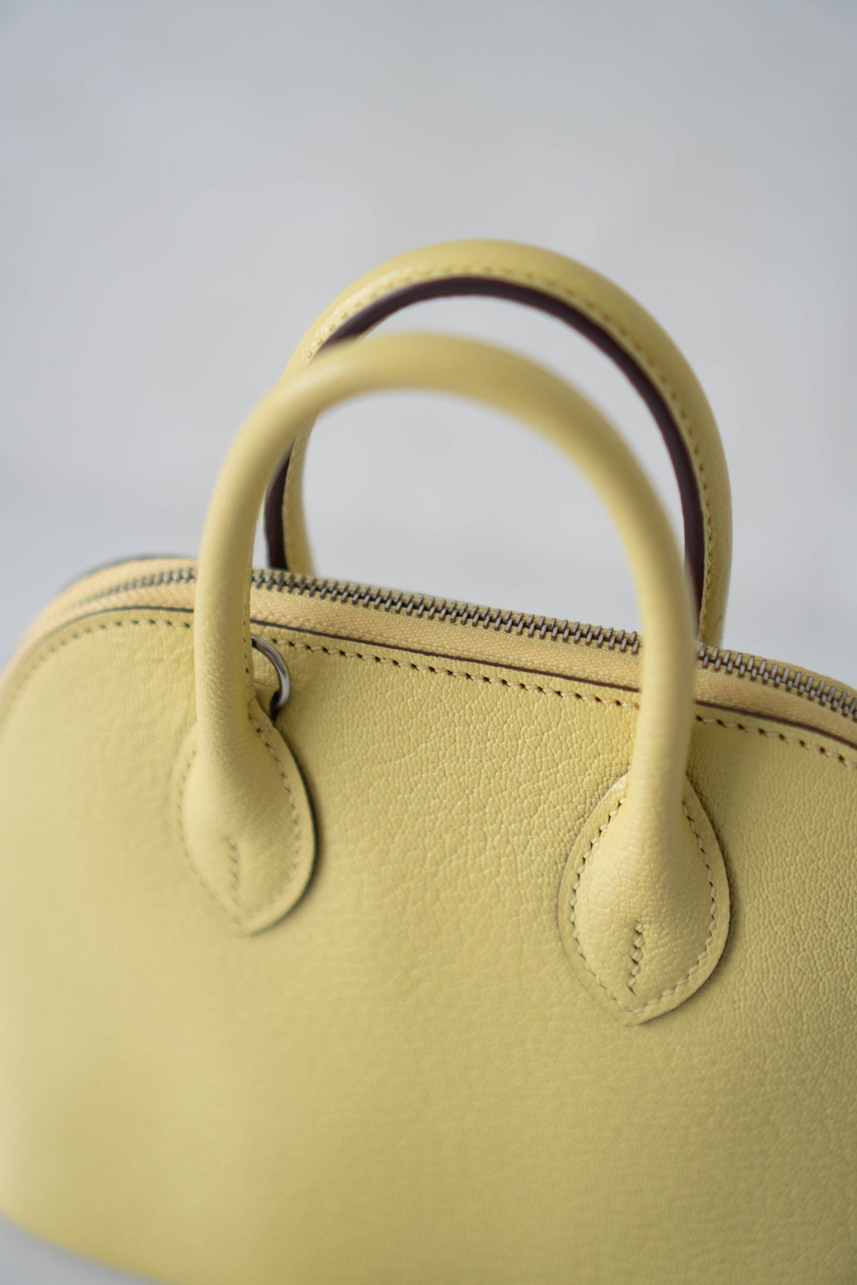 Bolide 1923 Mini Bag – Pastel Yellow Evercolor Leather