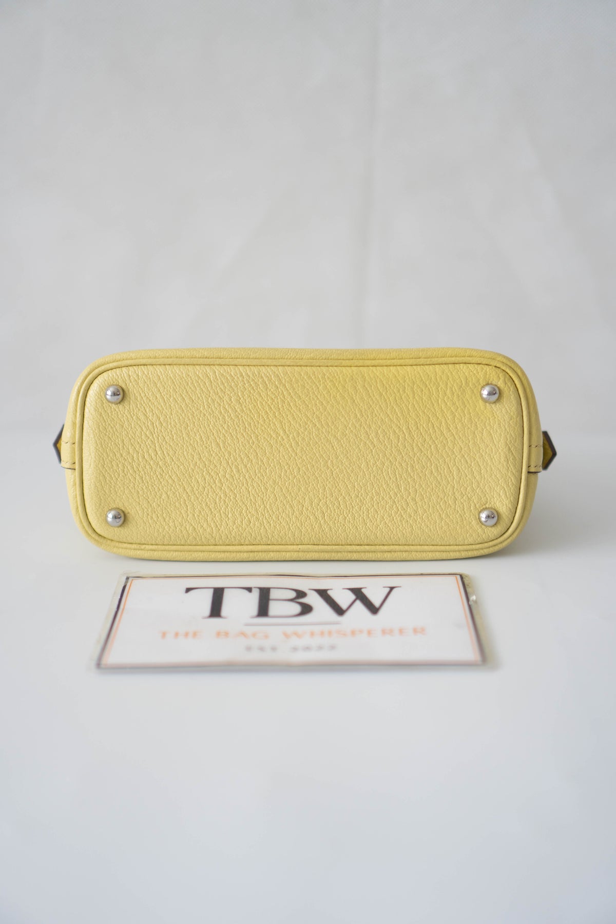Bolide 1923 Mini Bag – Pastel Yellow Evercolor Leather