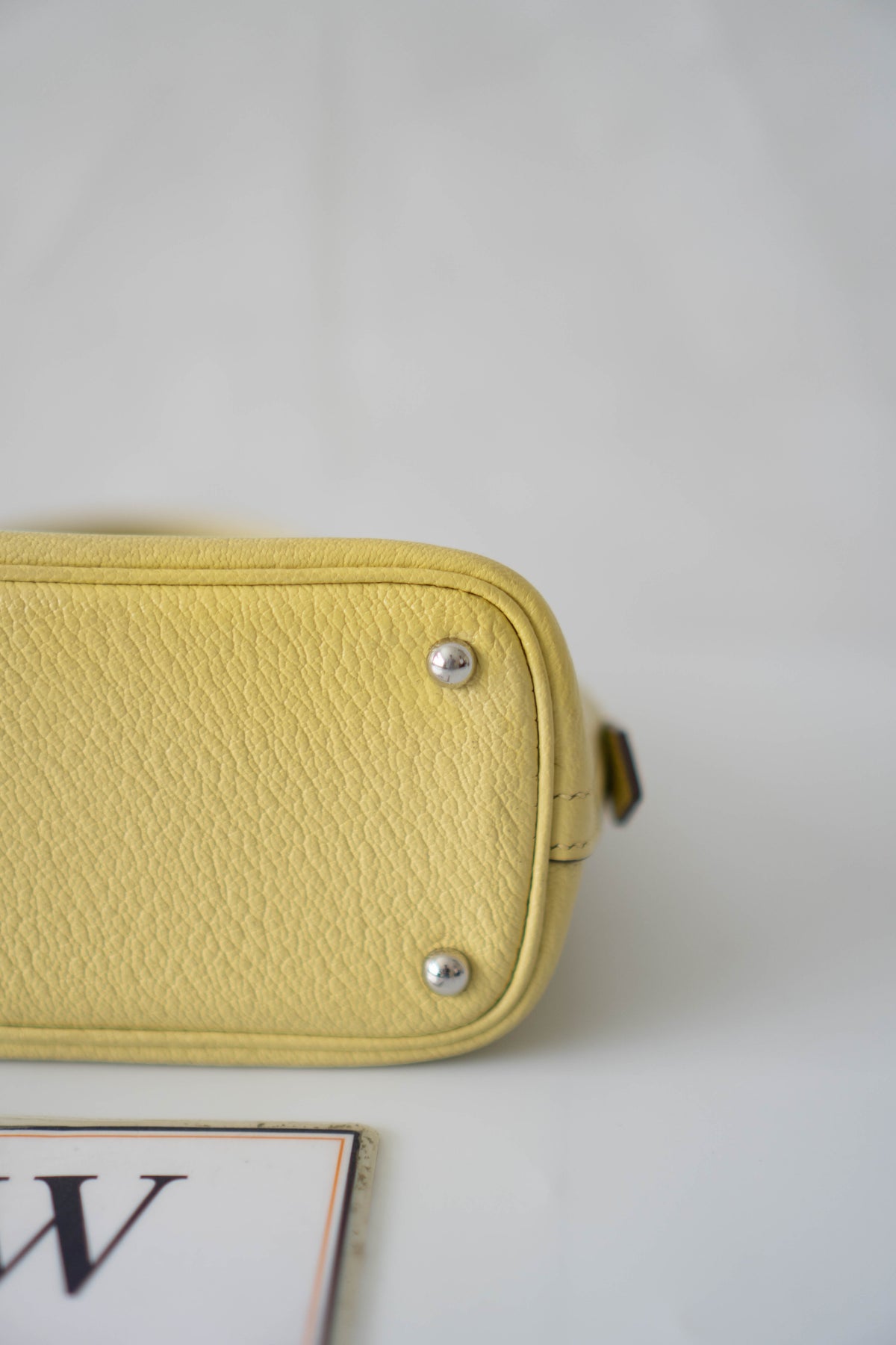 Bolide 1923 Mini Bag – Pastel Yellow Evercolor Leather
