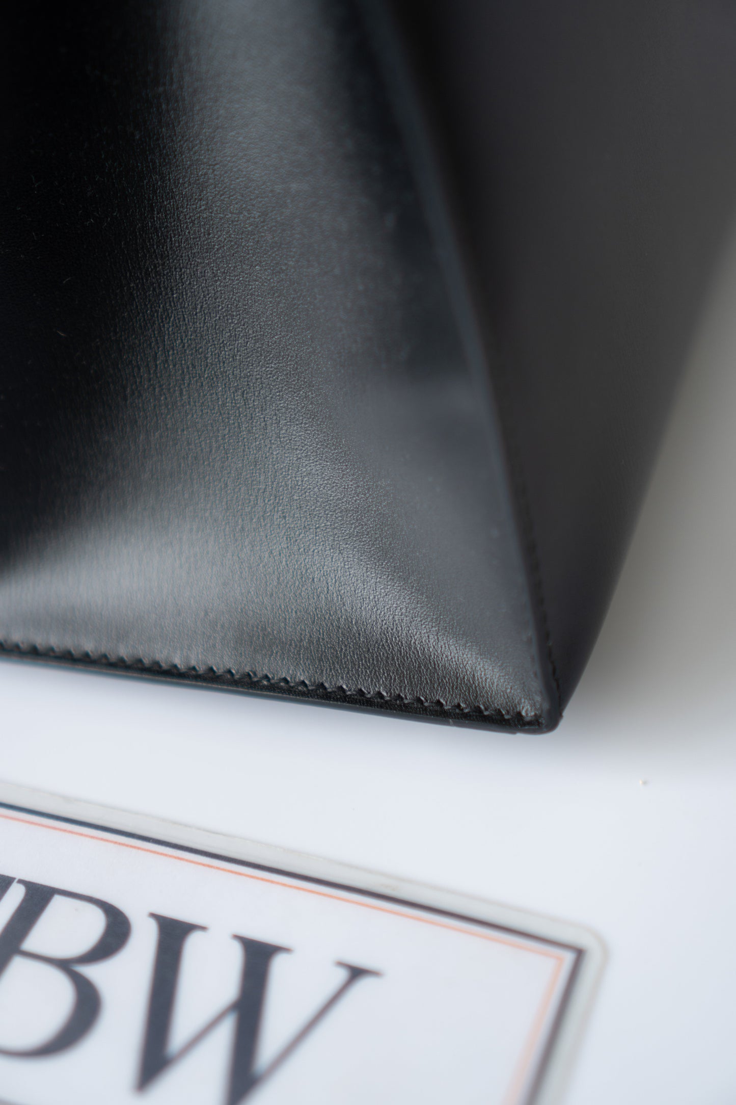 KL 28 – Black Box Leather with Palladium Hardware