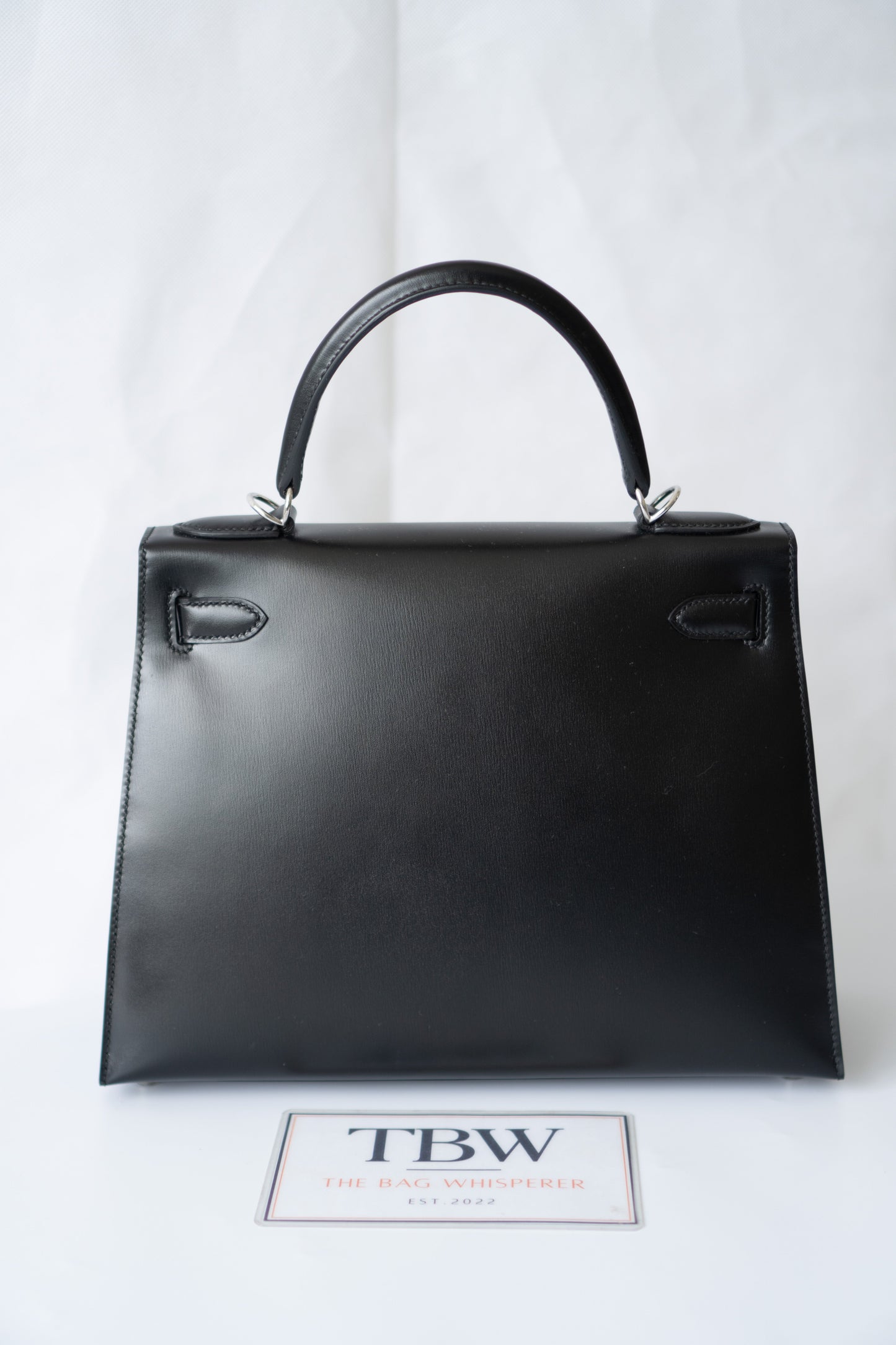 KL 28 – Black Box Leather with Palladium Hardware