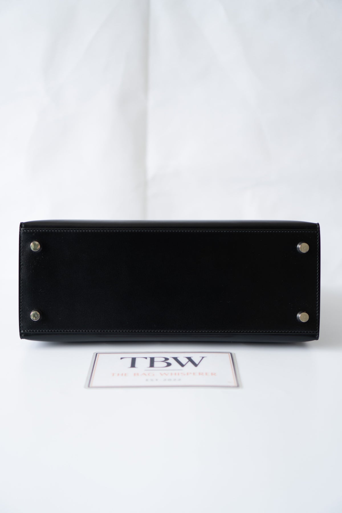 KL 28 – Black Box Leather with Palladium Hardware