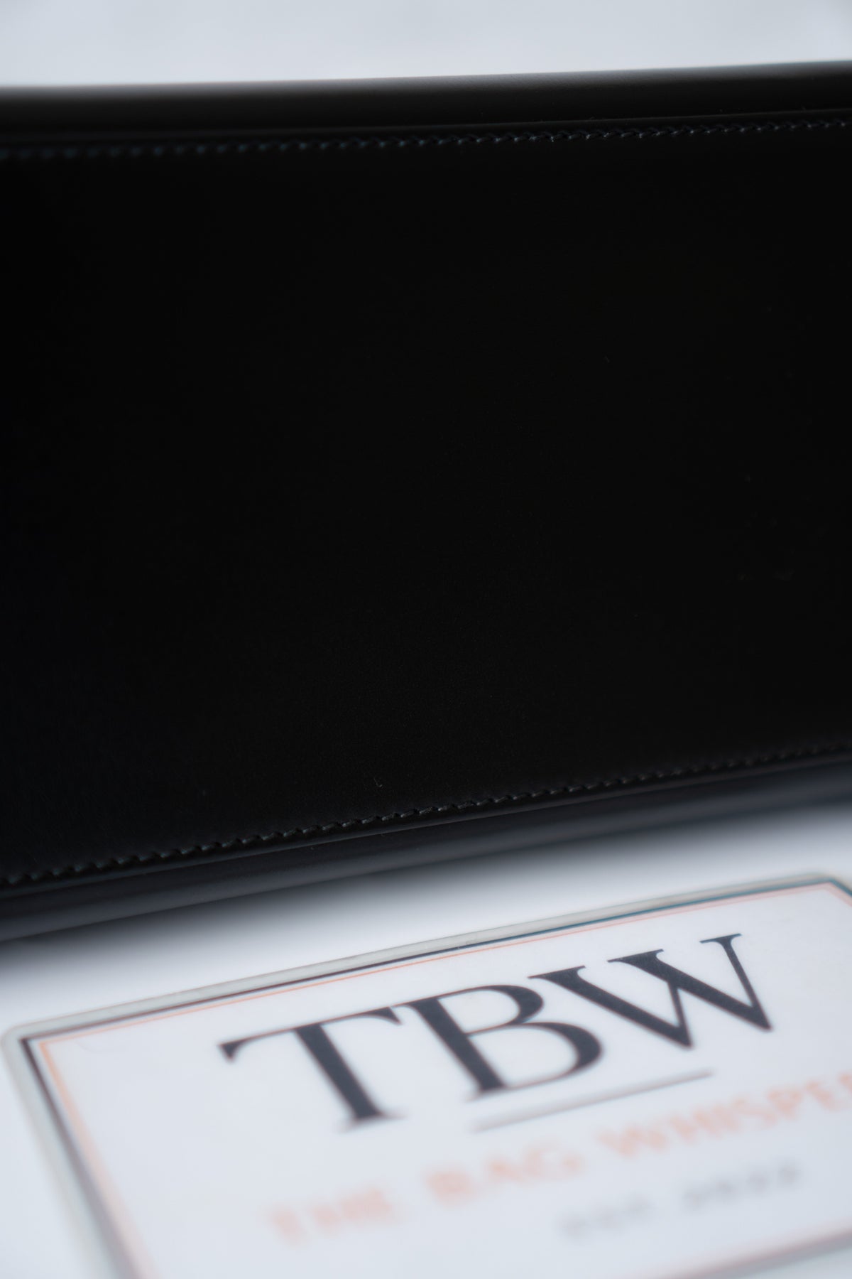 KL 28 – Black Box Leather with Palladium Hardware