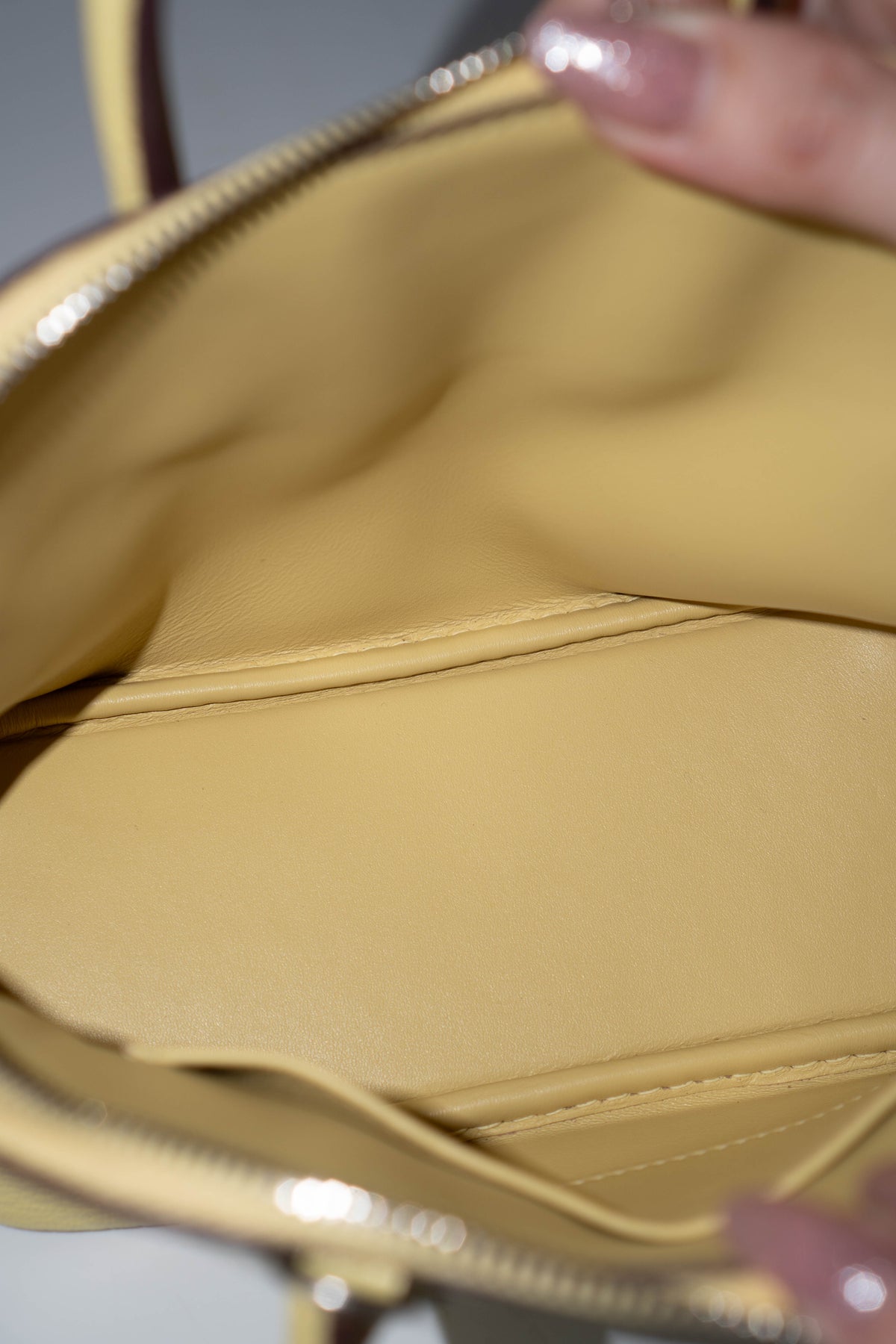 Bolide 1923 Mini Bag – Pastel Yellow Evercolor Leather