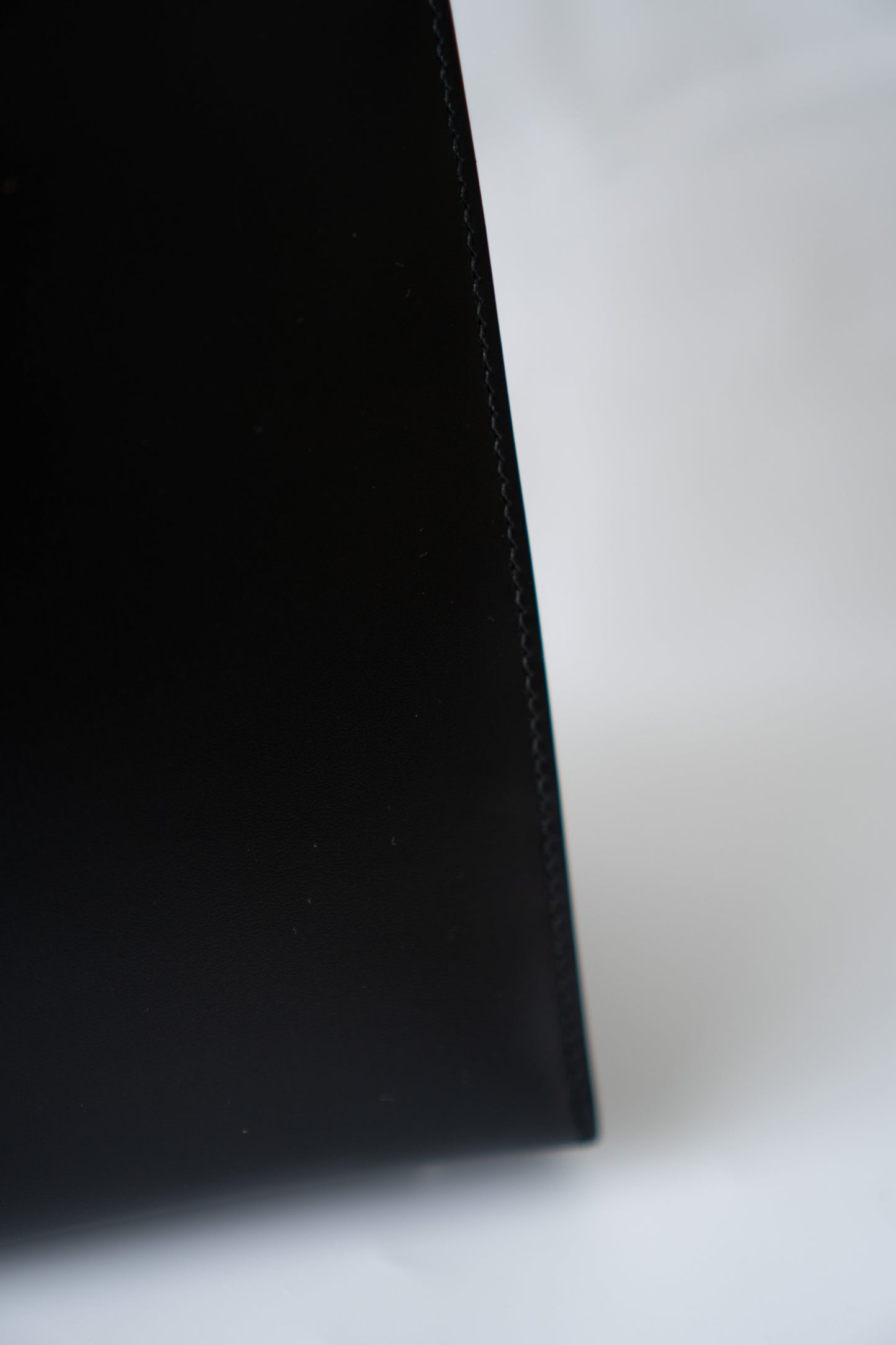 KL 28 – Black Box Leather with Palladium Hardware