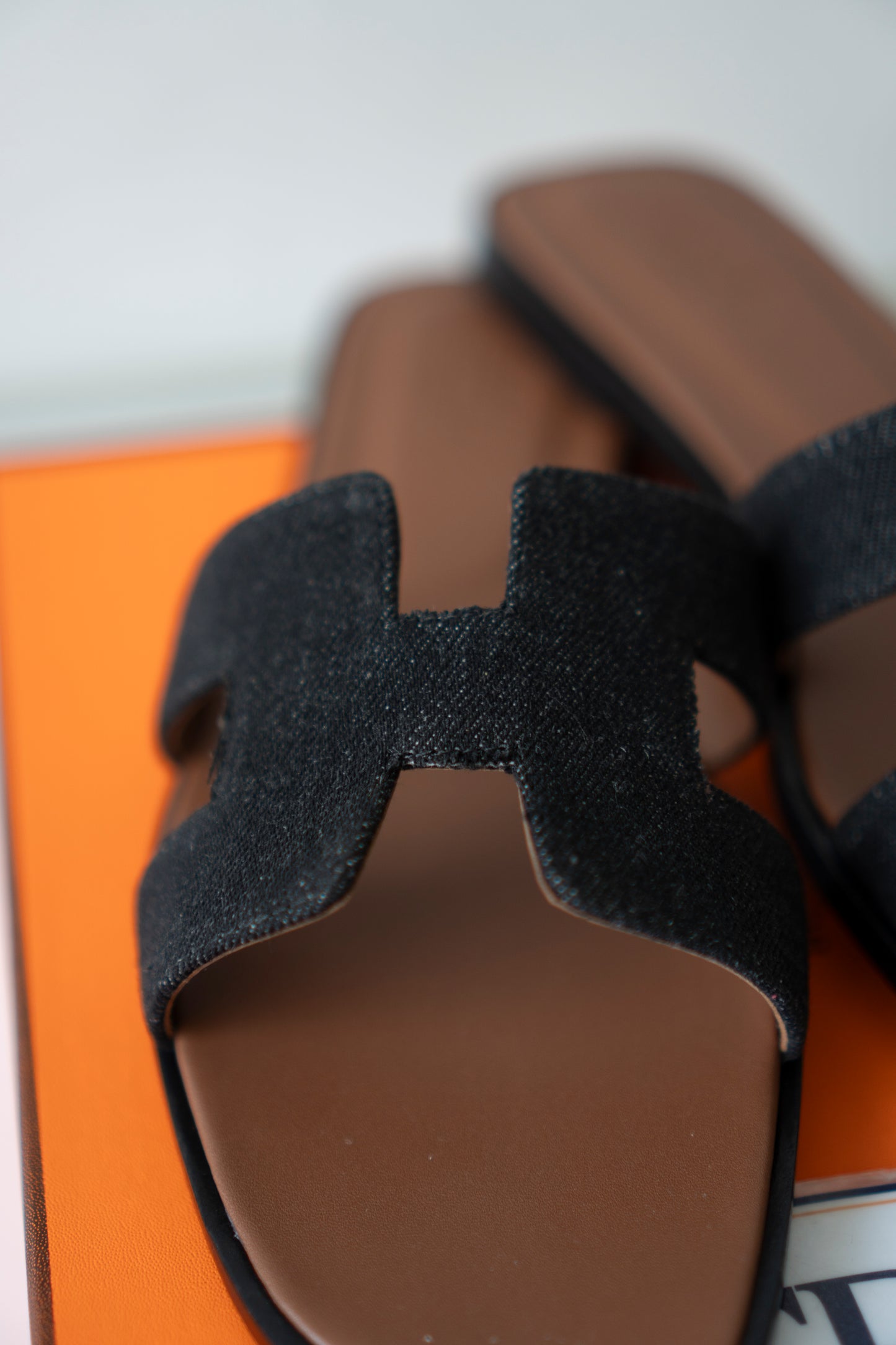 Oran Sandals – Black Denim