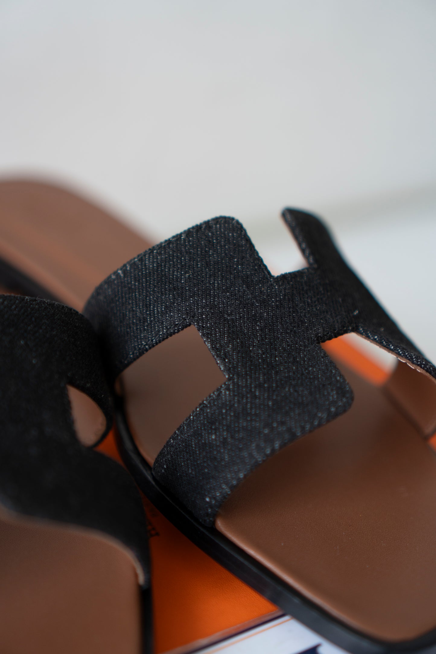 Oran Sandals – Black Denim