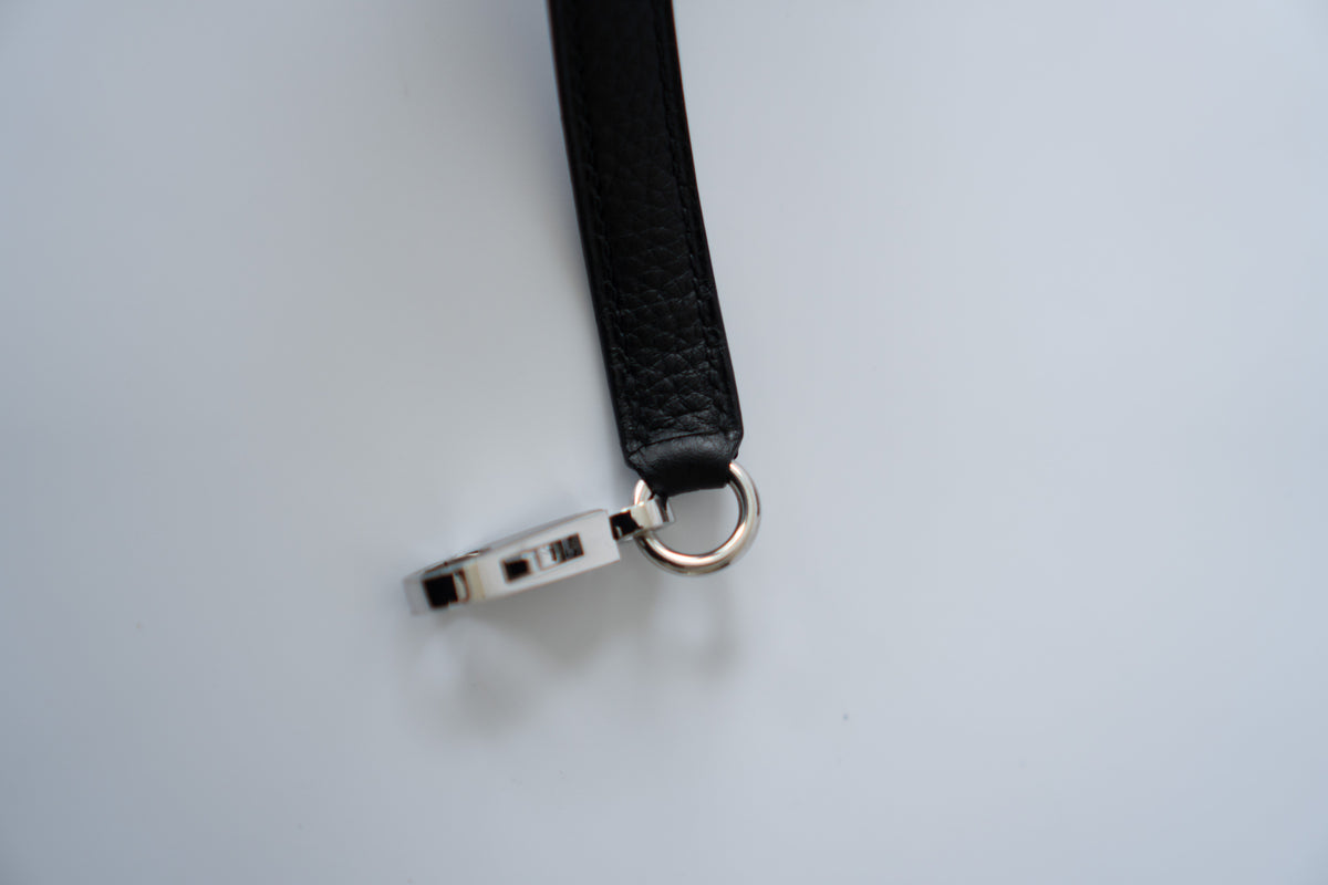 KL 28 – Black Togo with Palladium Hardware