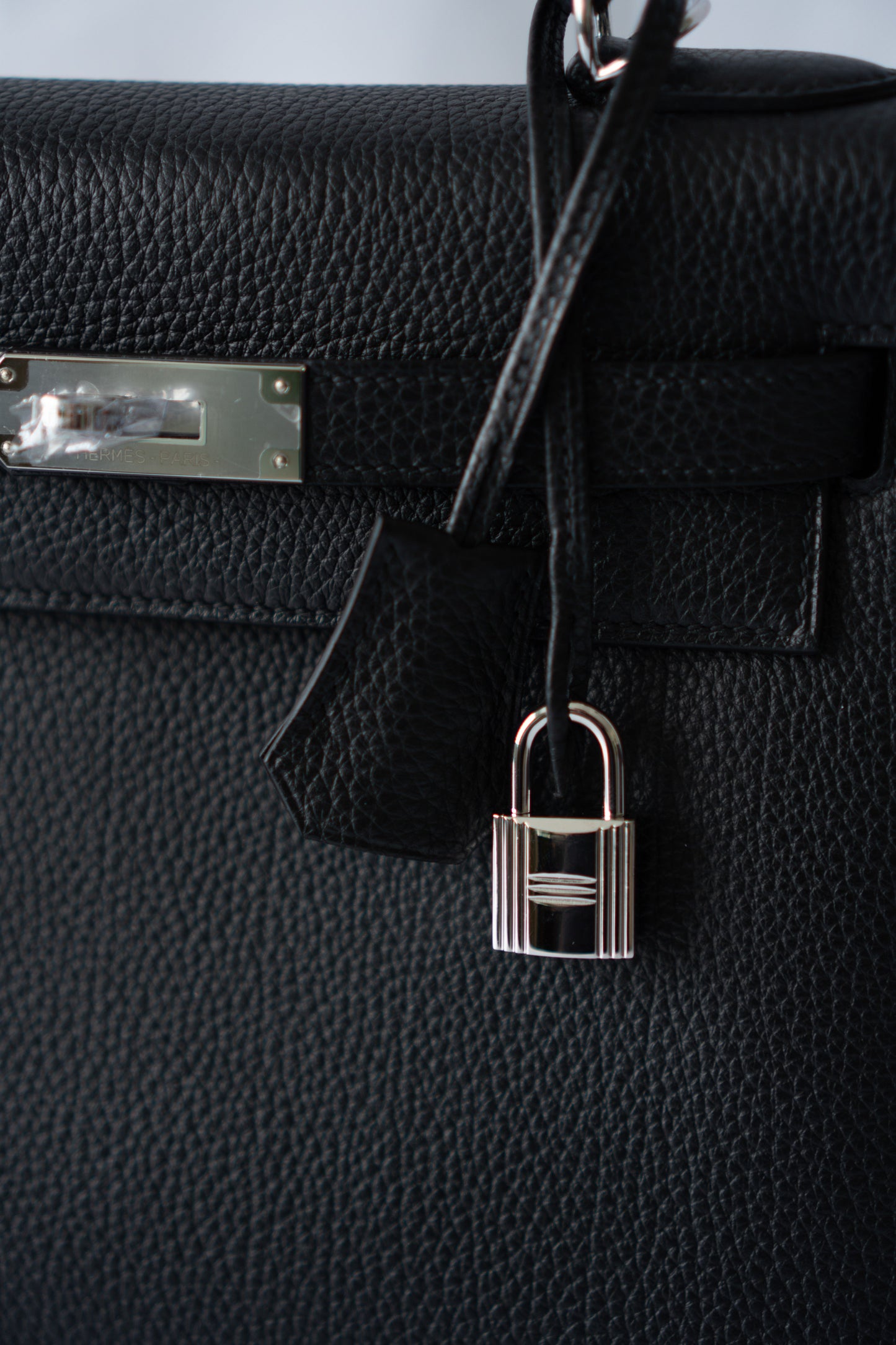 KL 28 – Black Togo with Palladium Hardware