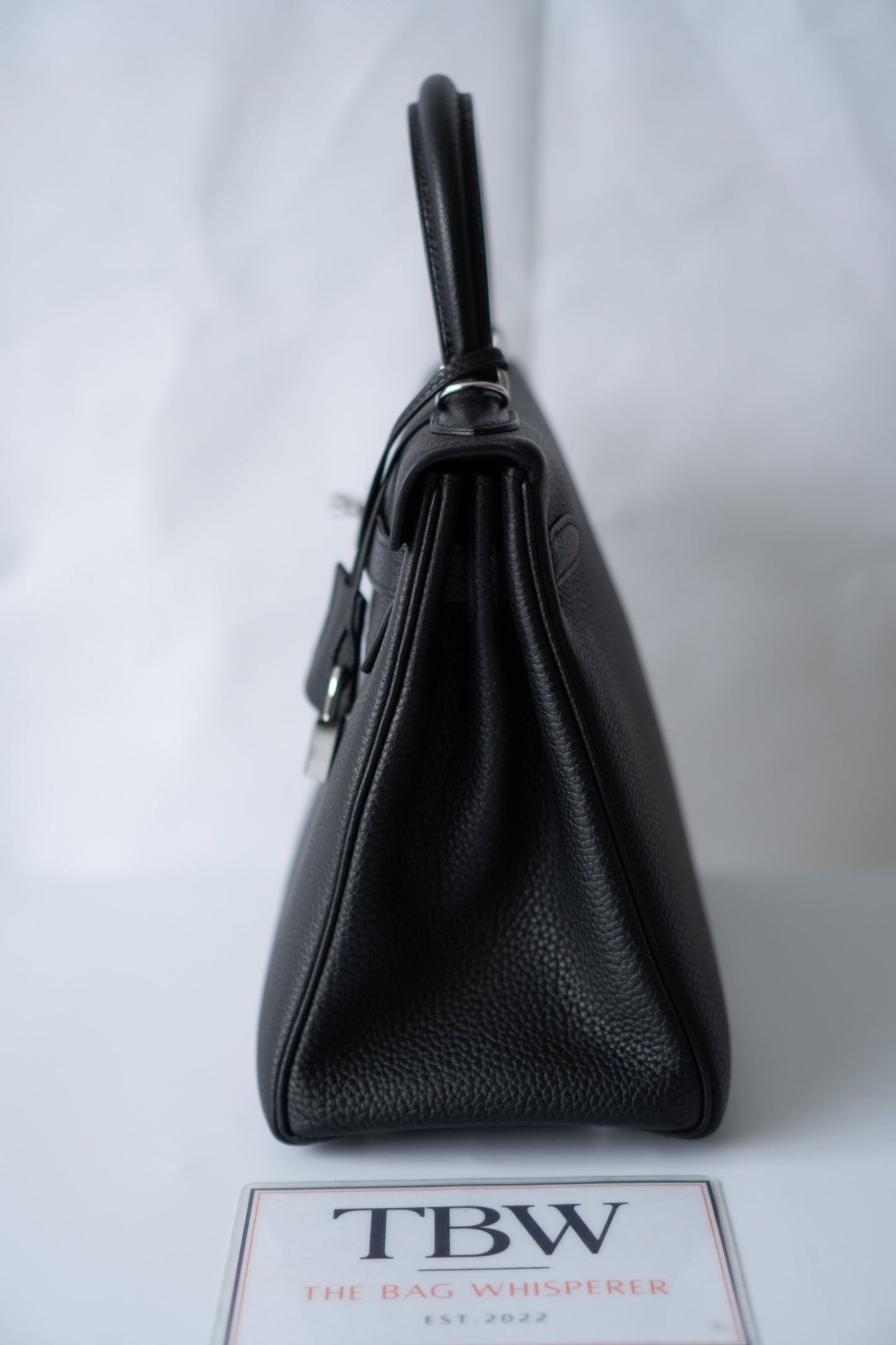 KL 28 – Black Togo with Palladium Hardware