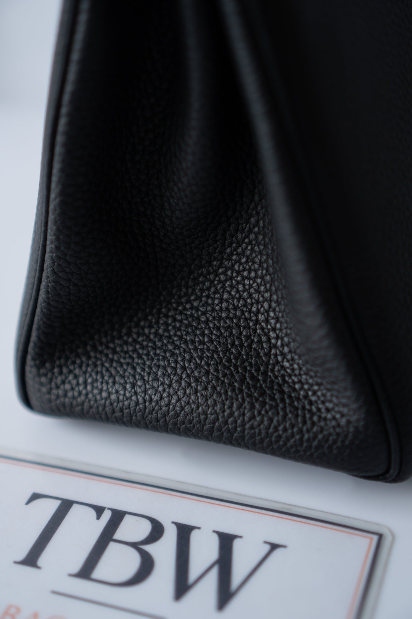 KL 28 – Black Togo with Palladium Hardware