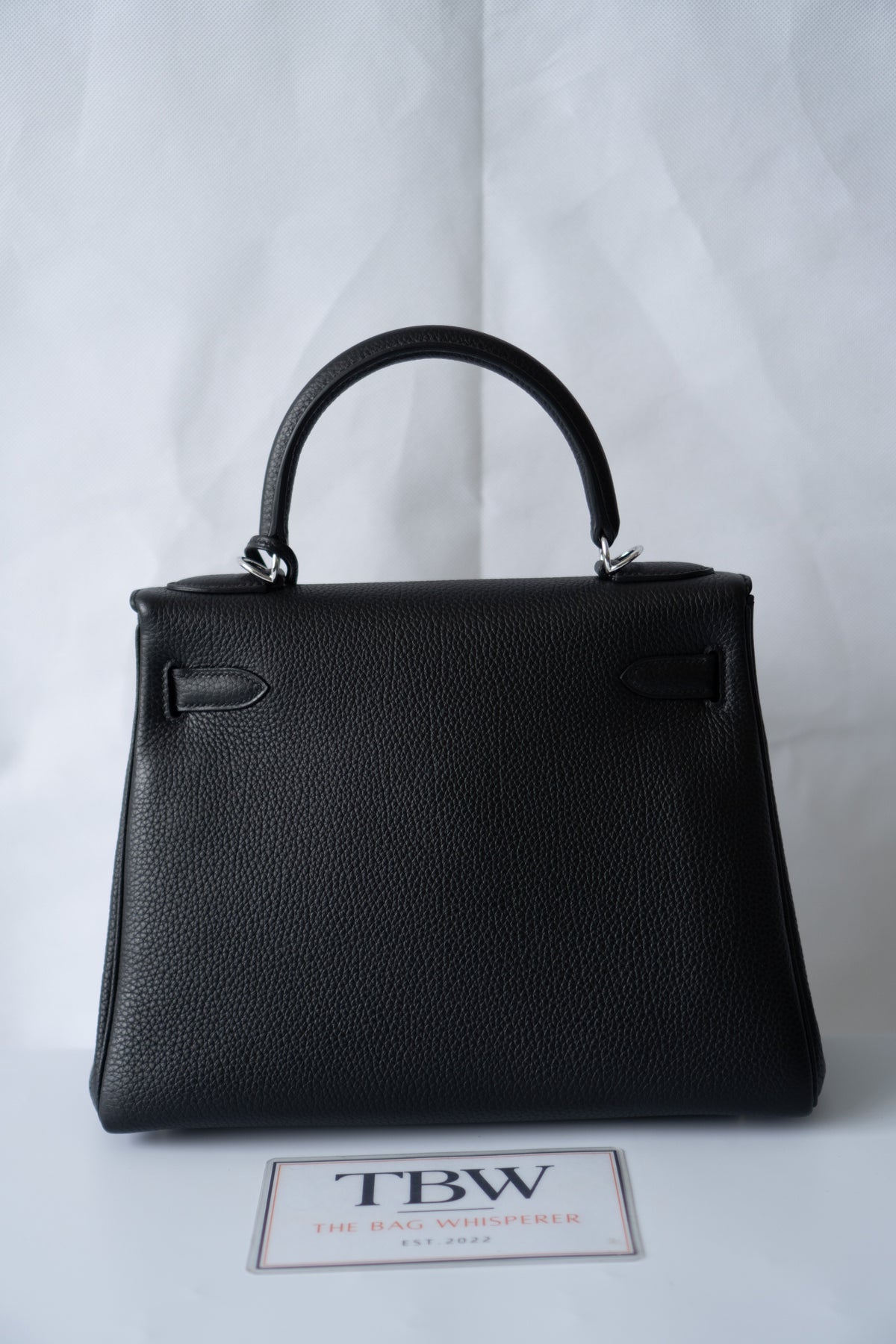 KL 28 – Black Togo with Palladium Hardware