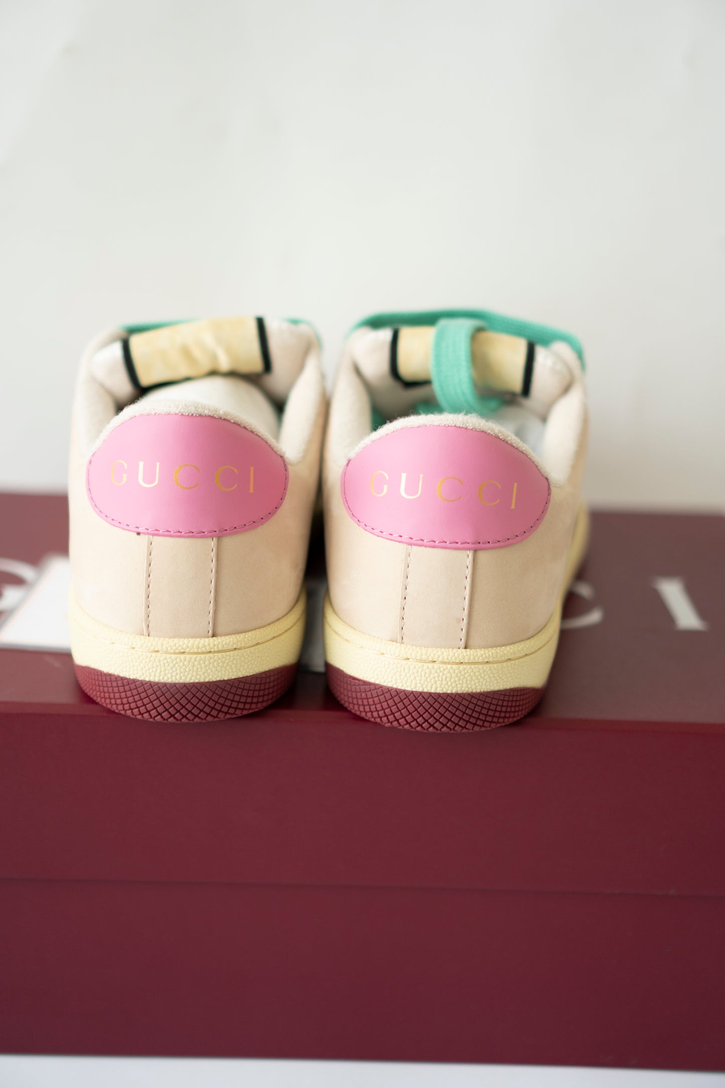 Screener GG Sneaker (Size 40) – Multicolor Canvas & Crystal Edition