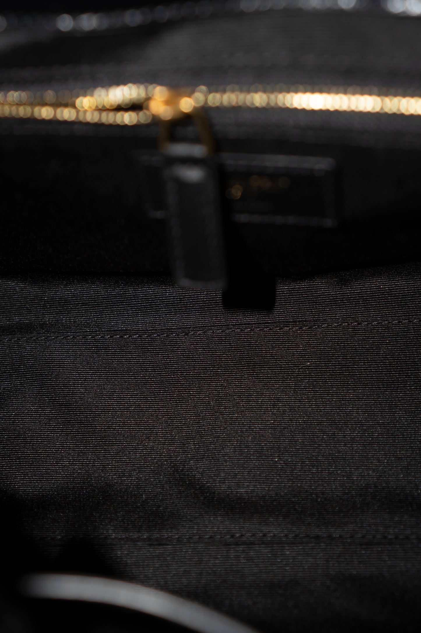 Niki Small Shopping Bag – Black Crinkled Vintage Calfskin with Gold Hardware