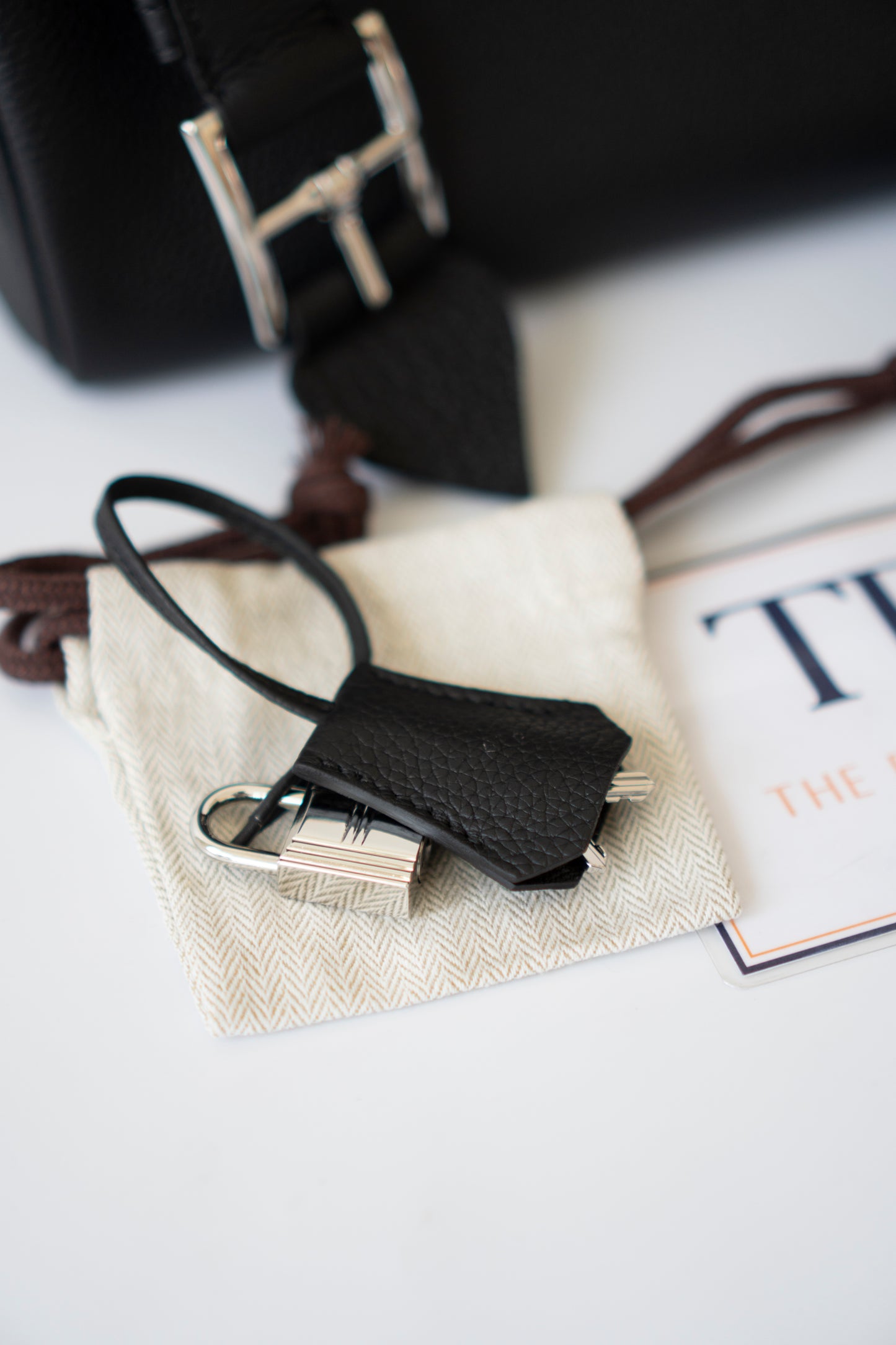 KL Messenger PM – Black Togo Leather with Palladium Hardware