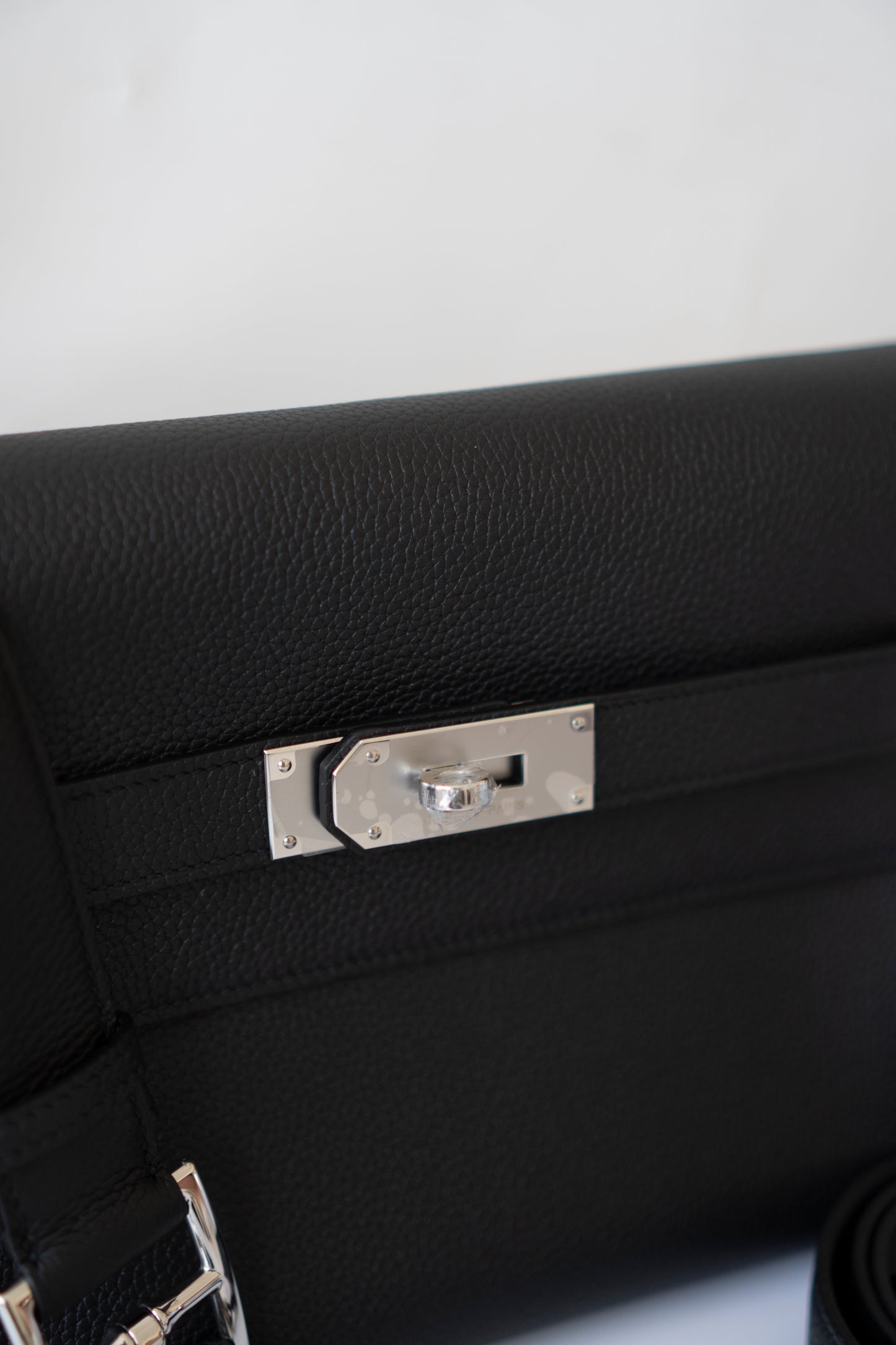 KL Messenger PM – Black Togo Leather with Palladium Hardware