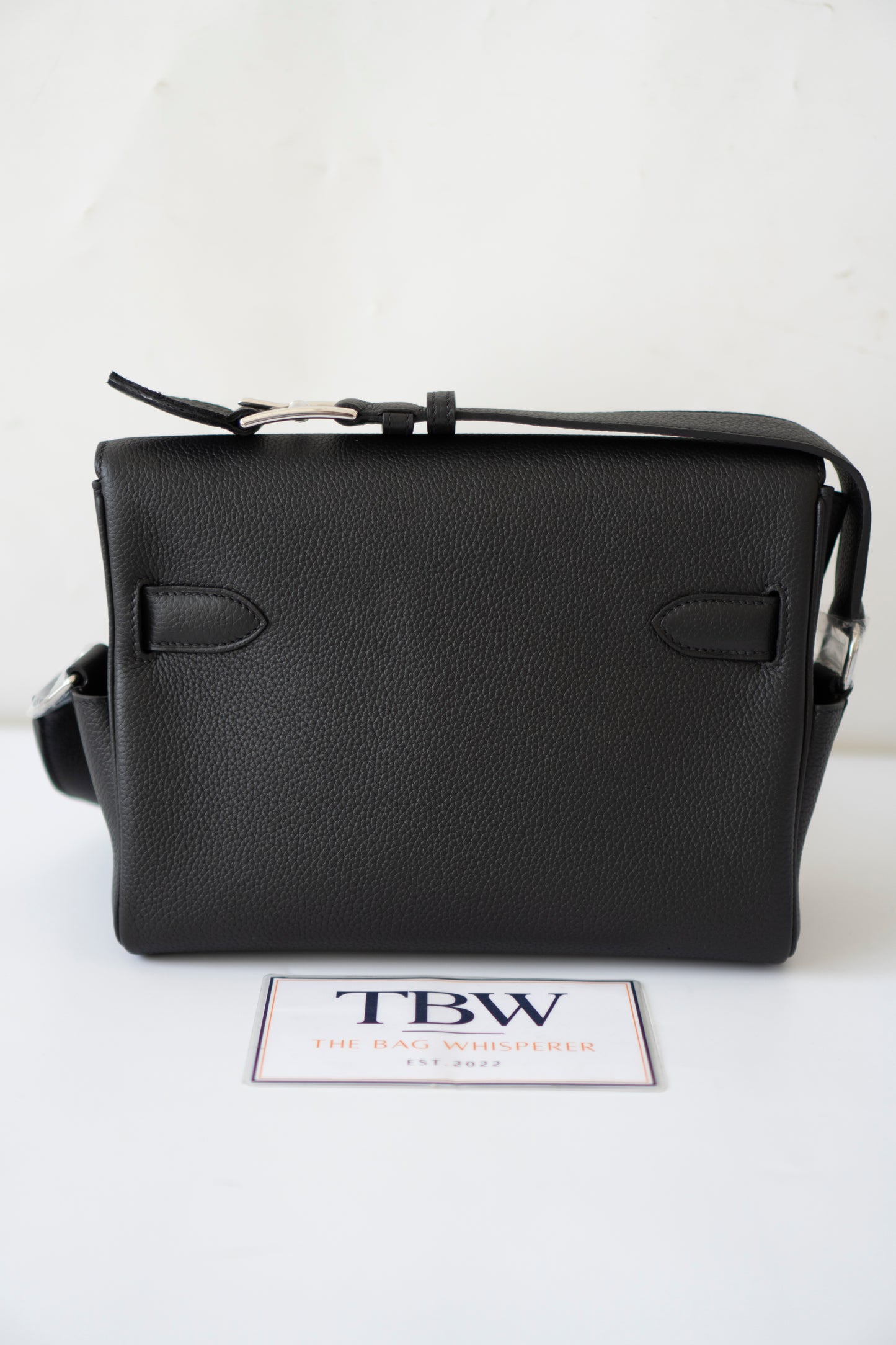 KL Messenger PM – Black Togo Leather with Palladium Hardware