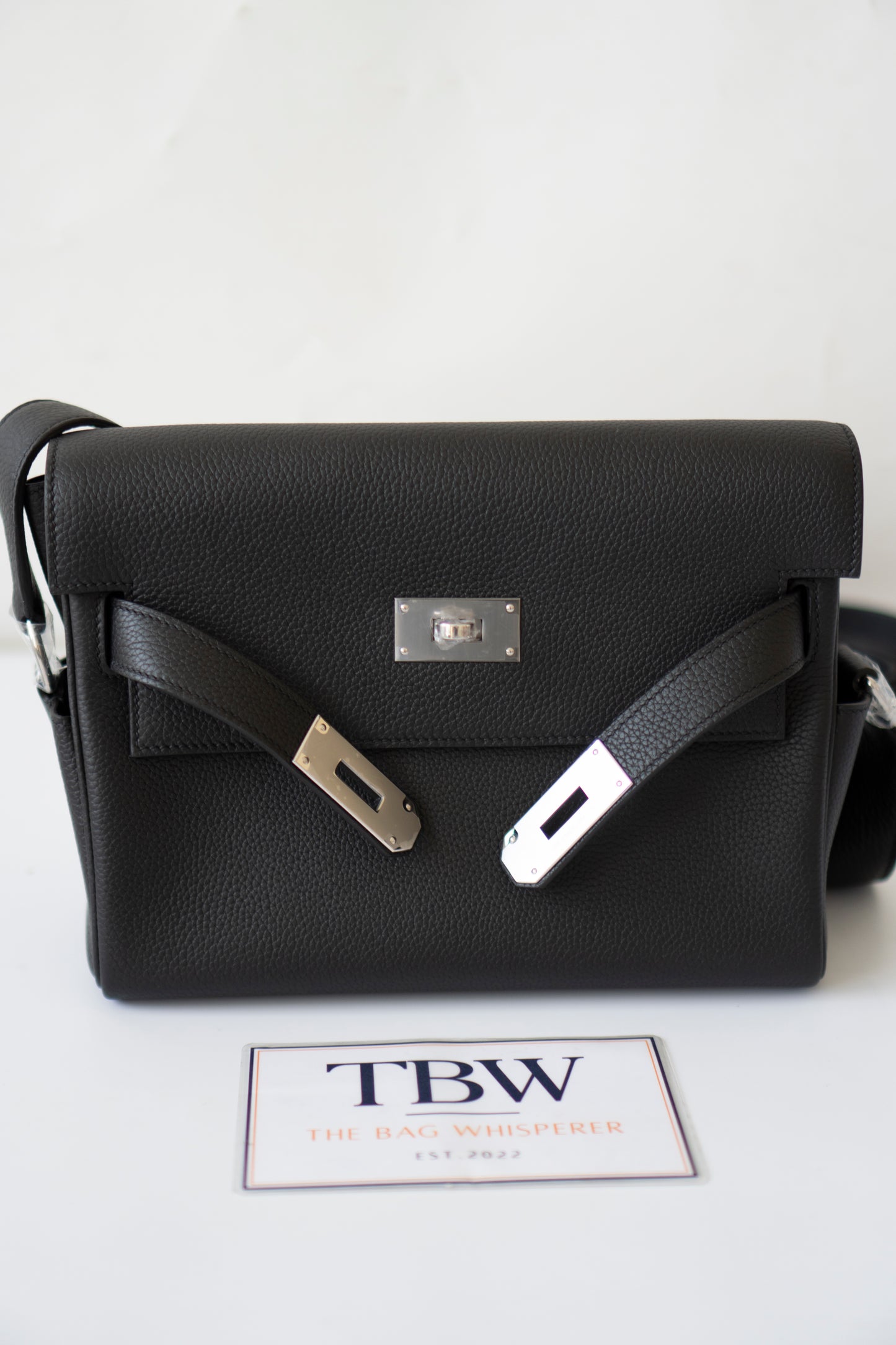 KL Messenger PM – Black Togo Leather with Palladium Hardware
