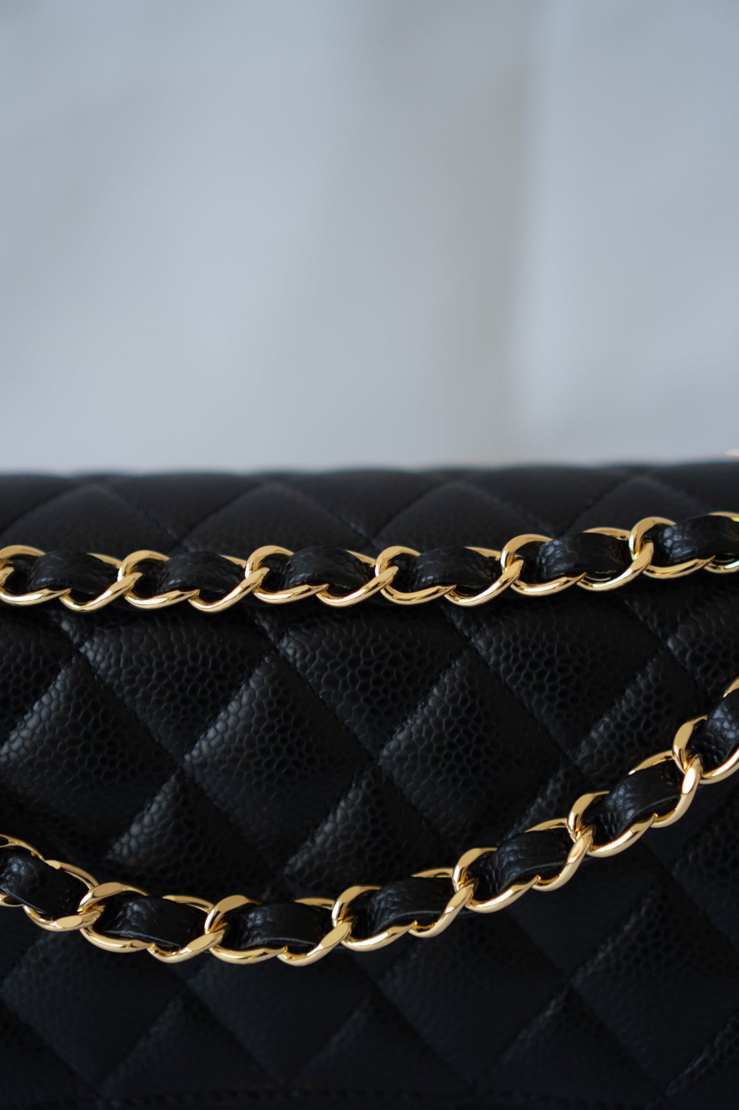 Classic Flap Bag – Medium Black Caviar with Gold Hardware