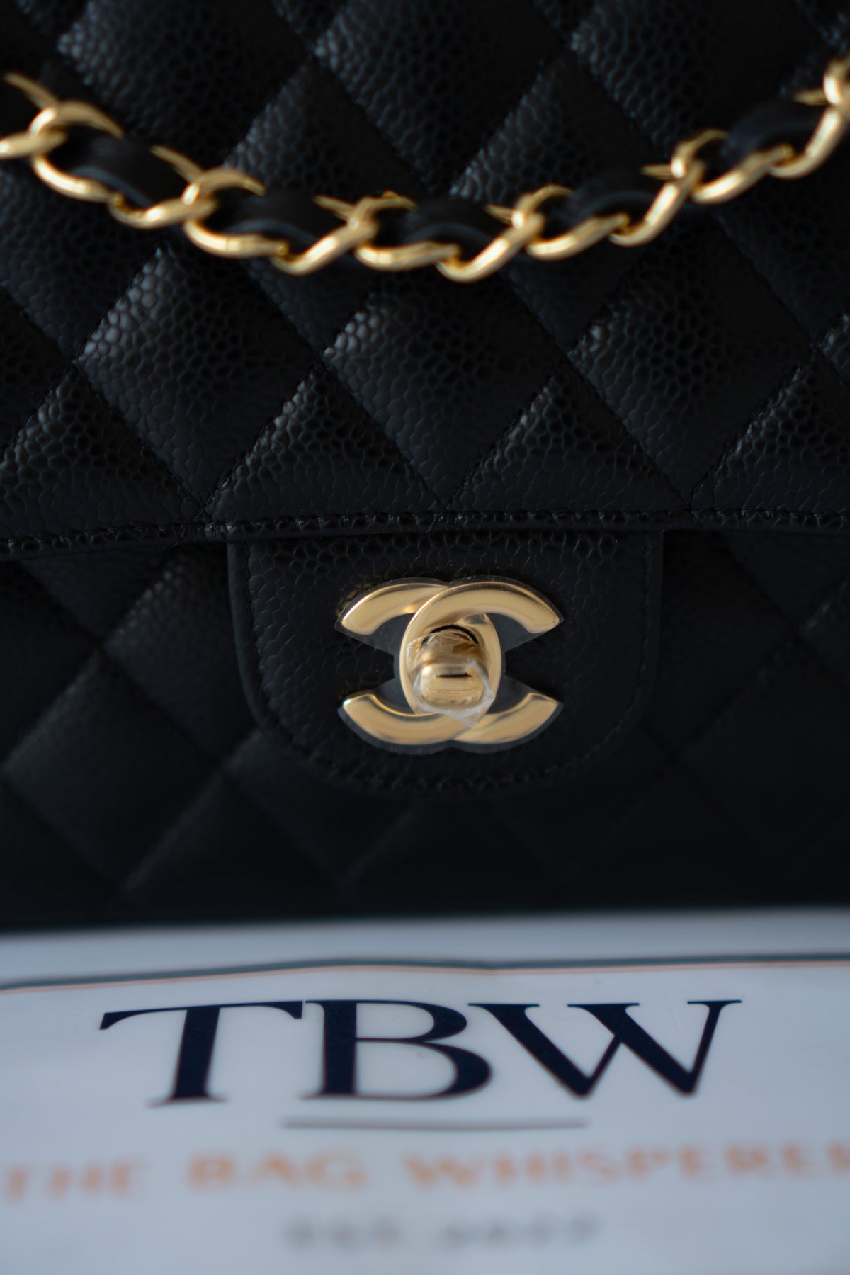 Classic Flap Bag – Medium Black Caviar with Gold Hardware