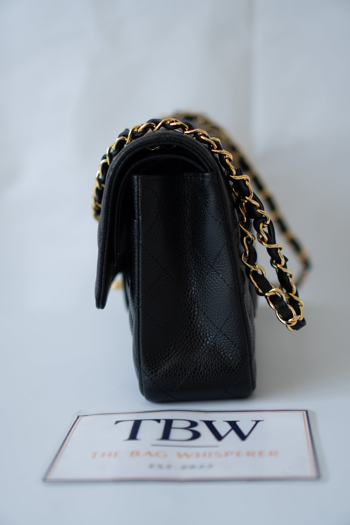 Classic Flap Bag – Medium Black Caviar with Gold Hardware