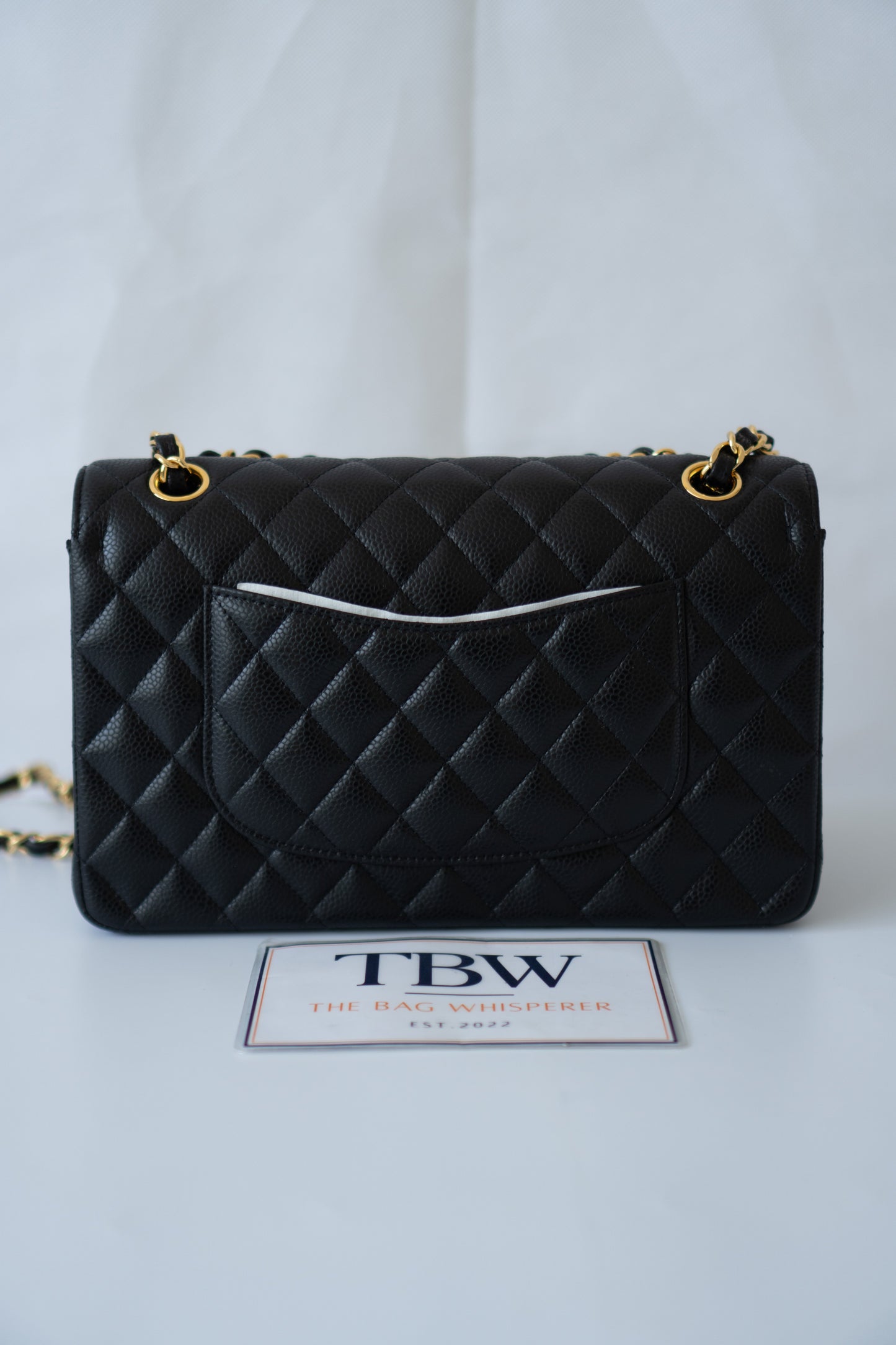 Classic Flap Bag – Medium Black Caviar with Gold Hardware