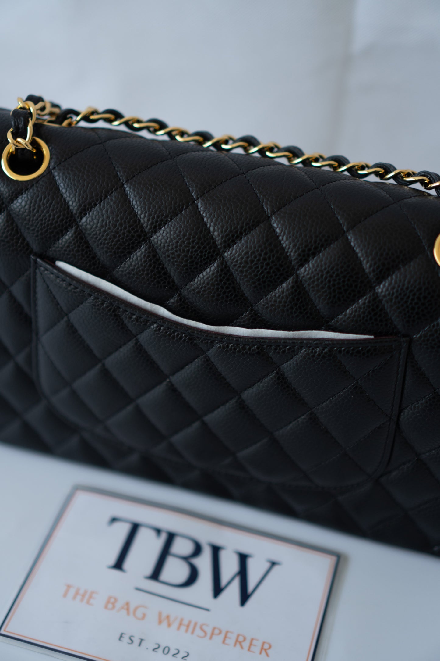 Classic Flap Bag – Medium Black Caviar with Gold Hardware