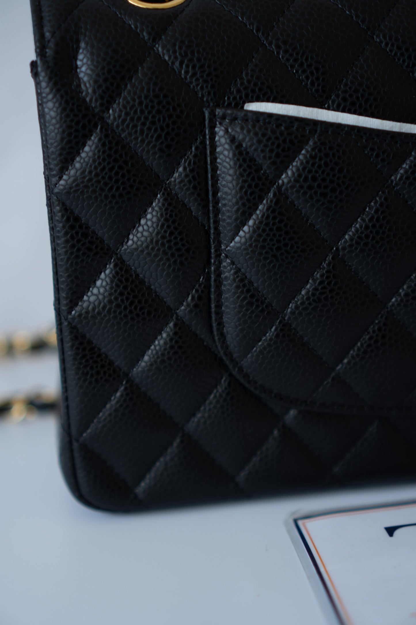 Classic Flap Bag – Medium Black Caviar with Gold Hardware