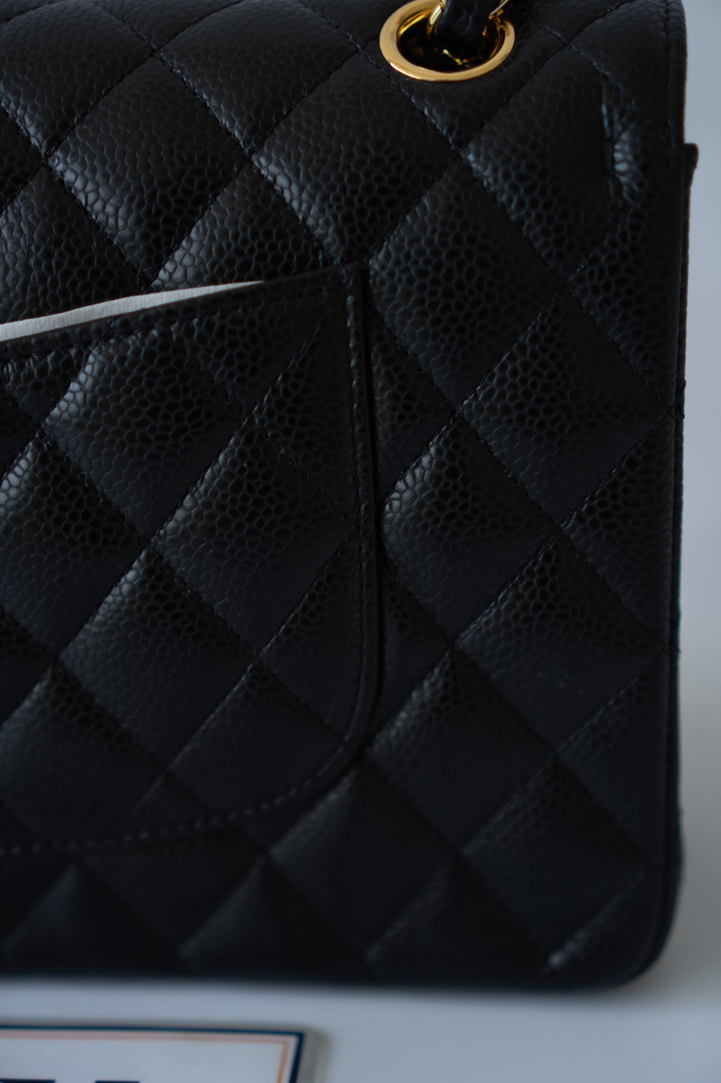 Classic Flap Bag – Medium Black Caviar with Gold Hardware