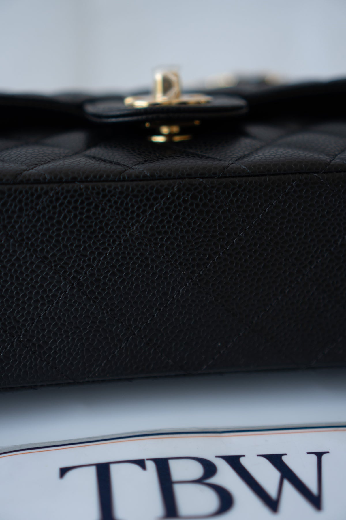 Classic Flap Bag – Medium Black Caviar with Gold Hardware