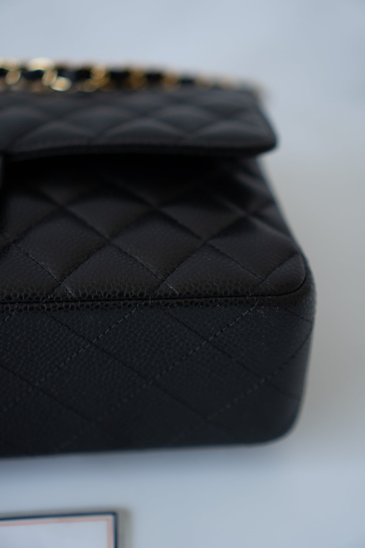 Classic Flap Bag – Medium Black Caviar with Gold Hardware