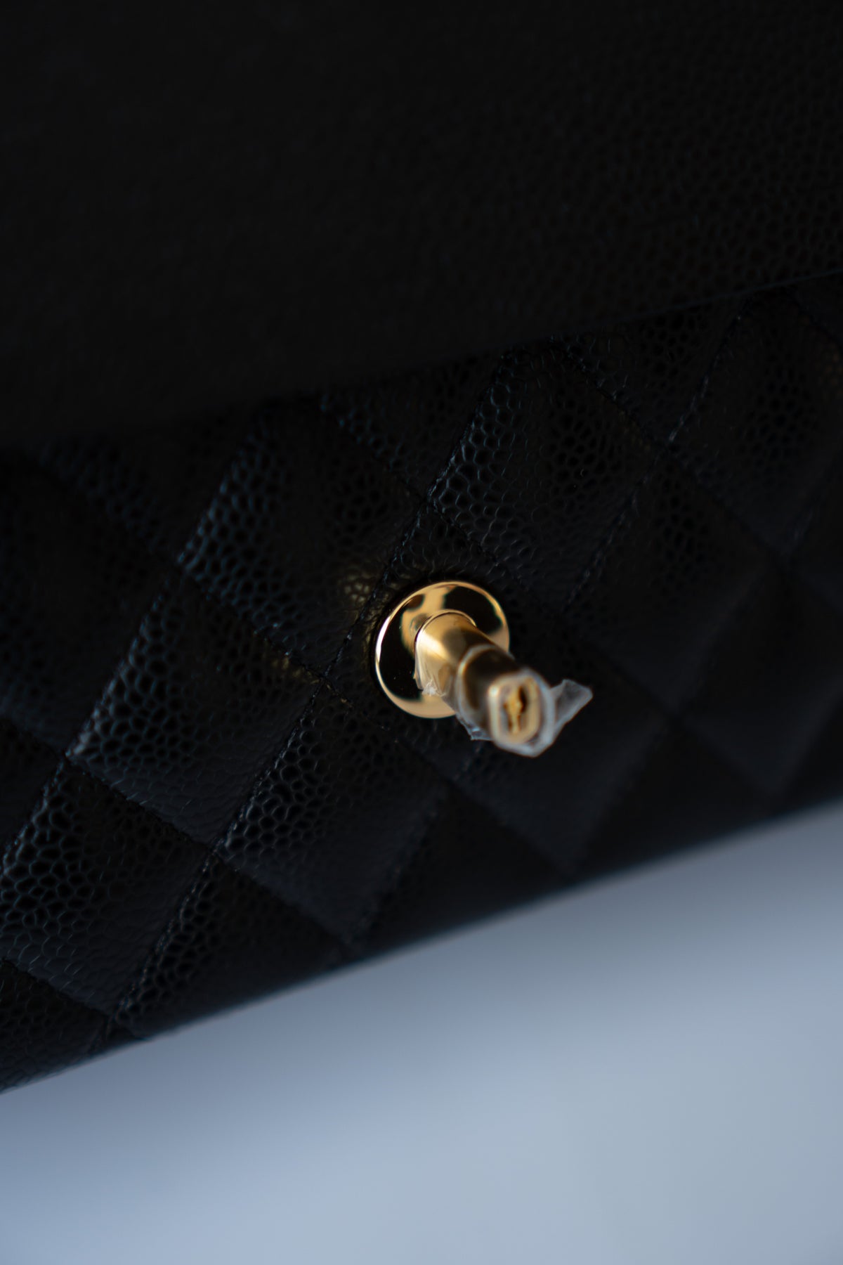 Classic Flap Bag – Medium Black Caviar with Gold Hardware