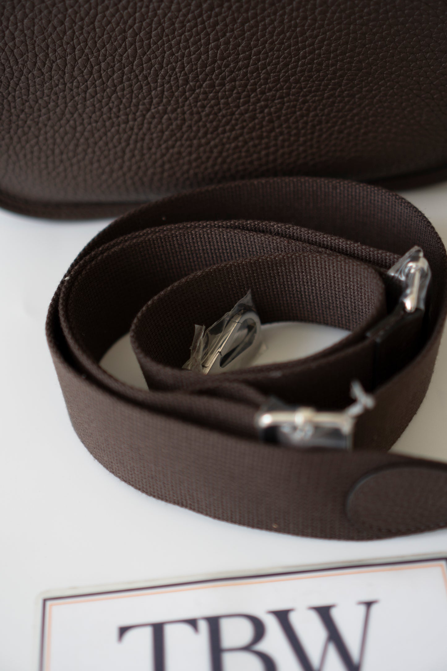 Evelyne 23 – Ebene Clemence Leather with Palladium Hardware