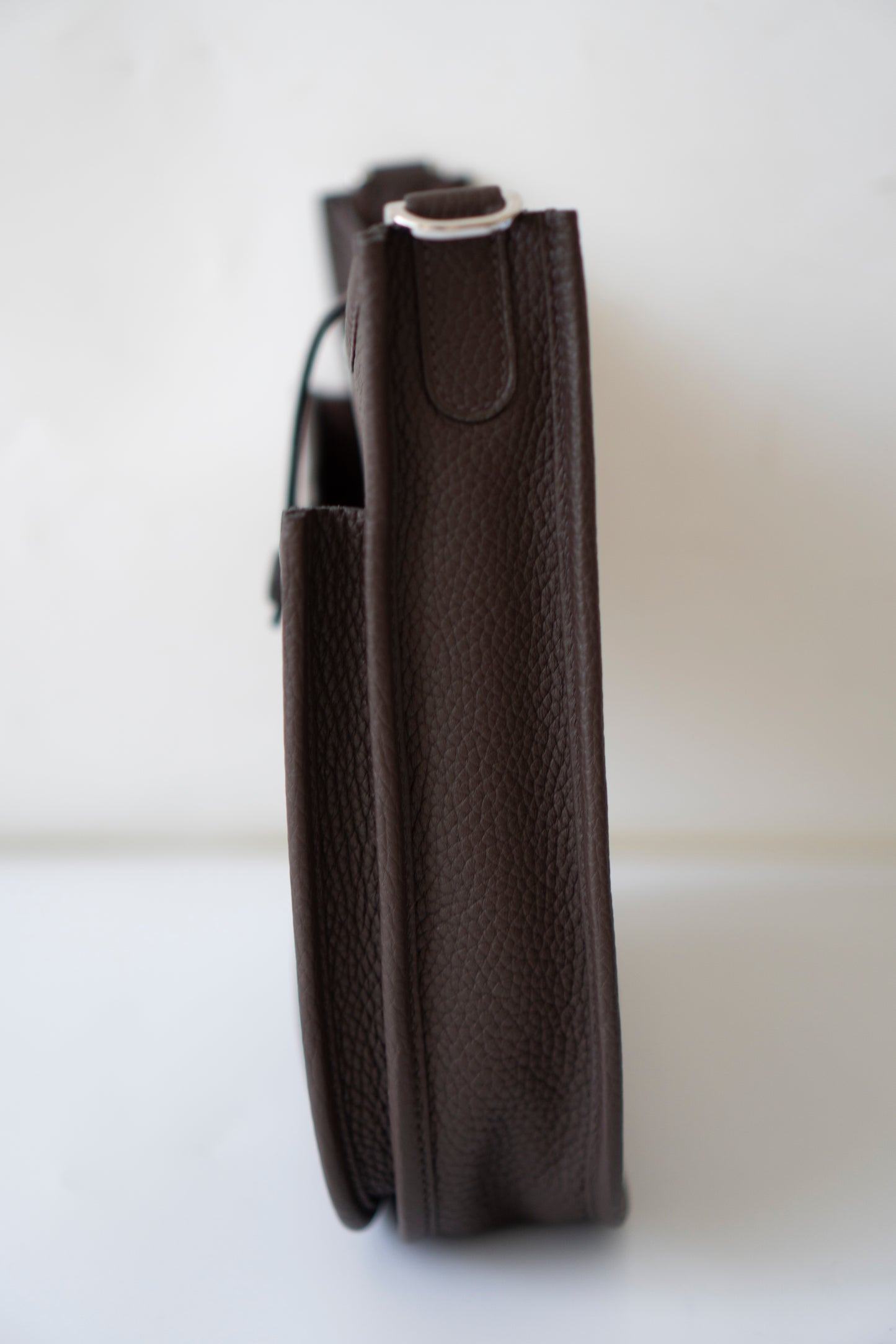 Evelyne 23 – Ebene Clemence Leather with Palladium Hardware