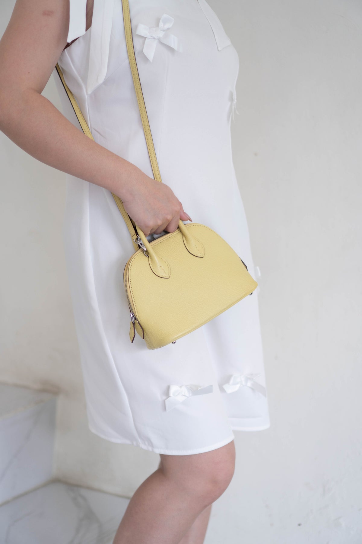 Bolide 1923 Mini Bag – Pastel Yellow Evercolor Leather