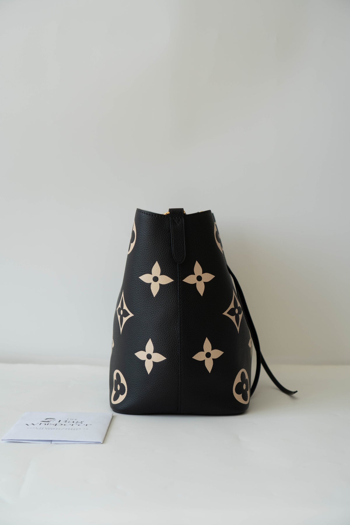 NéoNoé Bi-color in MM size Empreinte leather