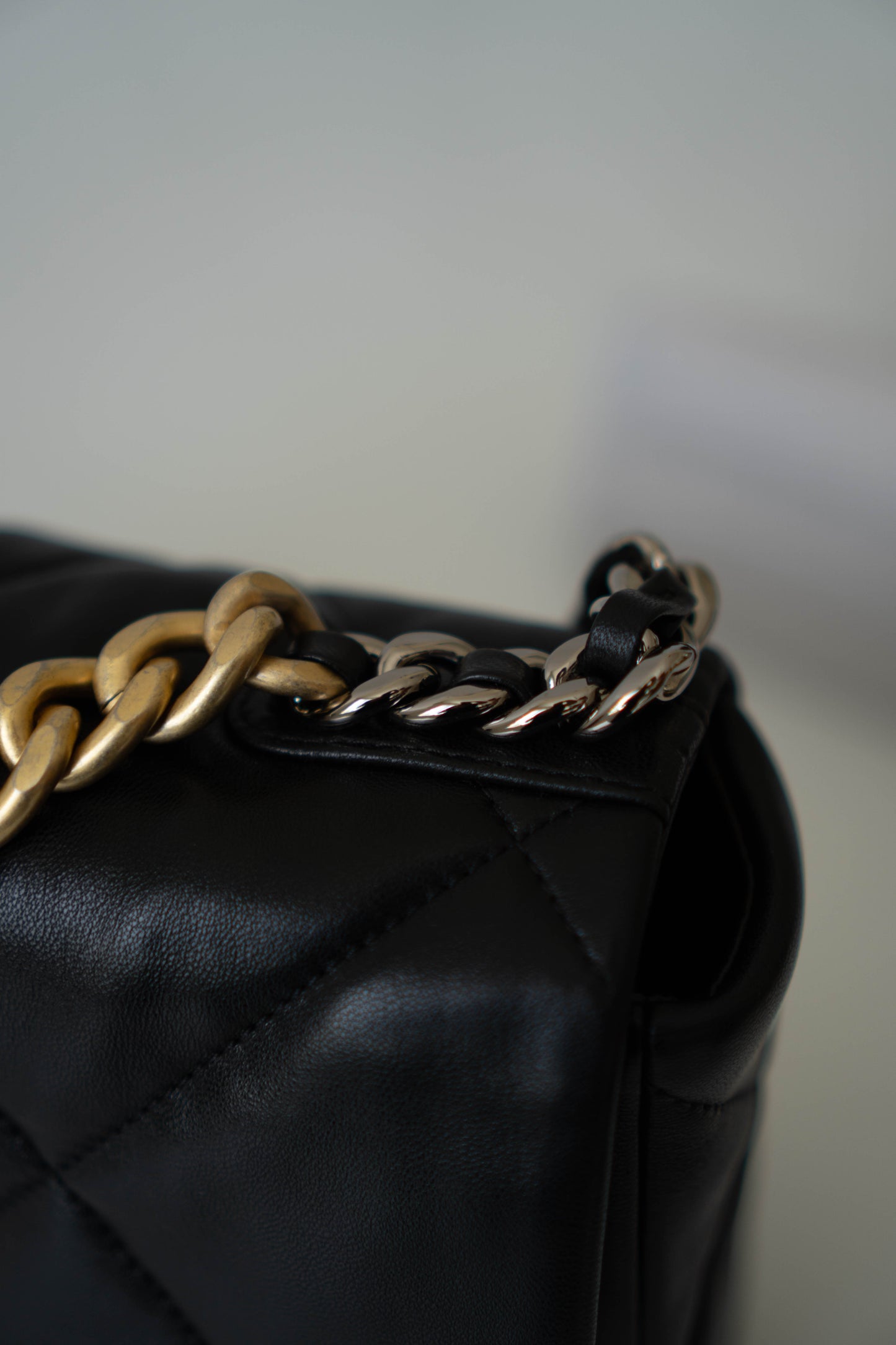 C19 Black in Supple Lambskin Leather with Mixed Hardware