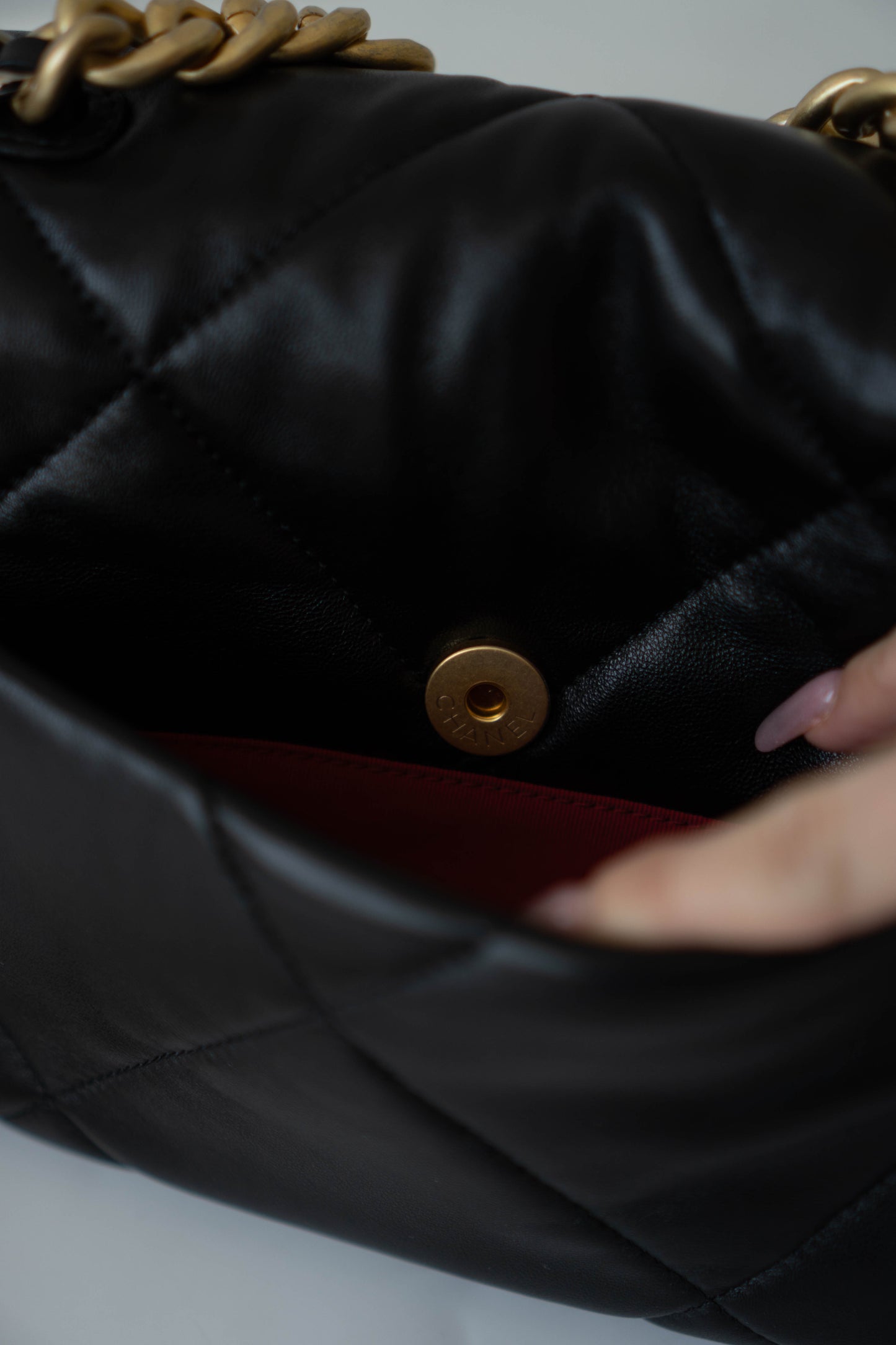 C19 Black in Supple Lambskin Leather with Mixed Hardware