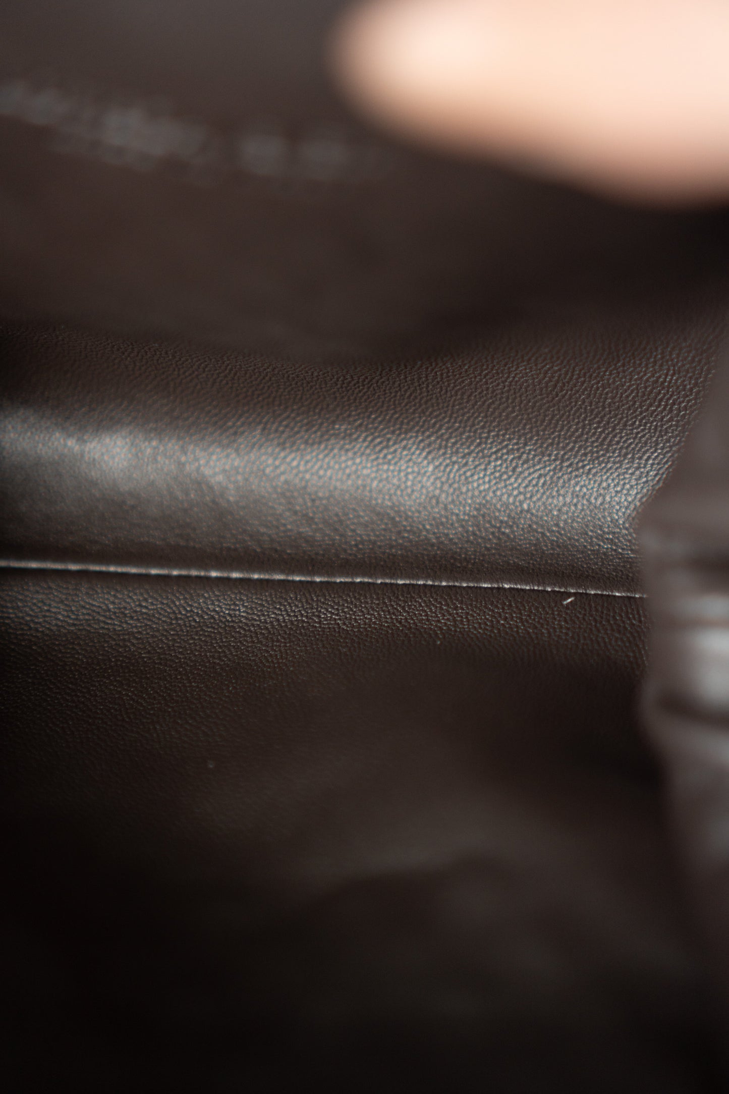 Lauren Woven Clutch Bag with Chain – Fondant Lambskin