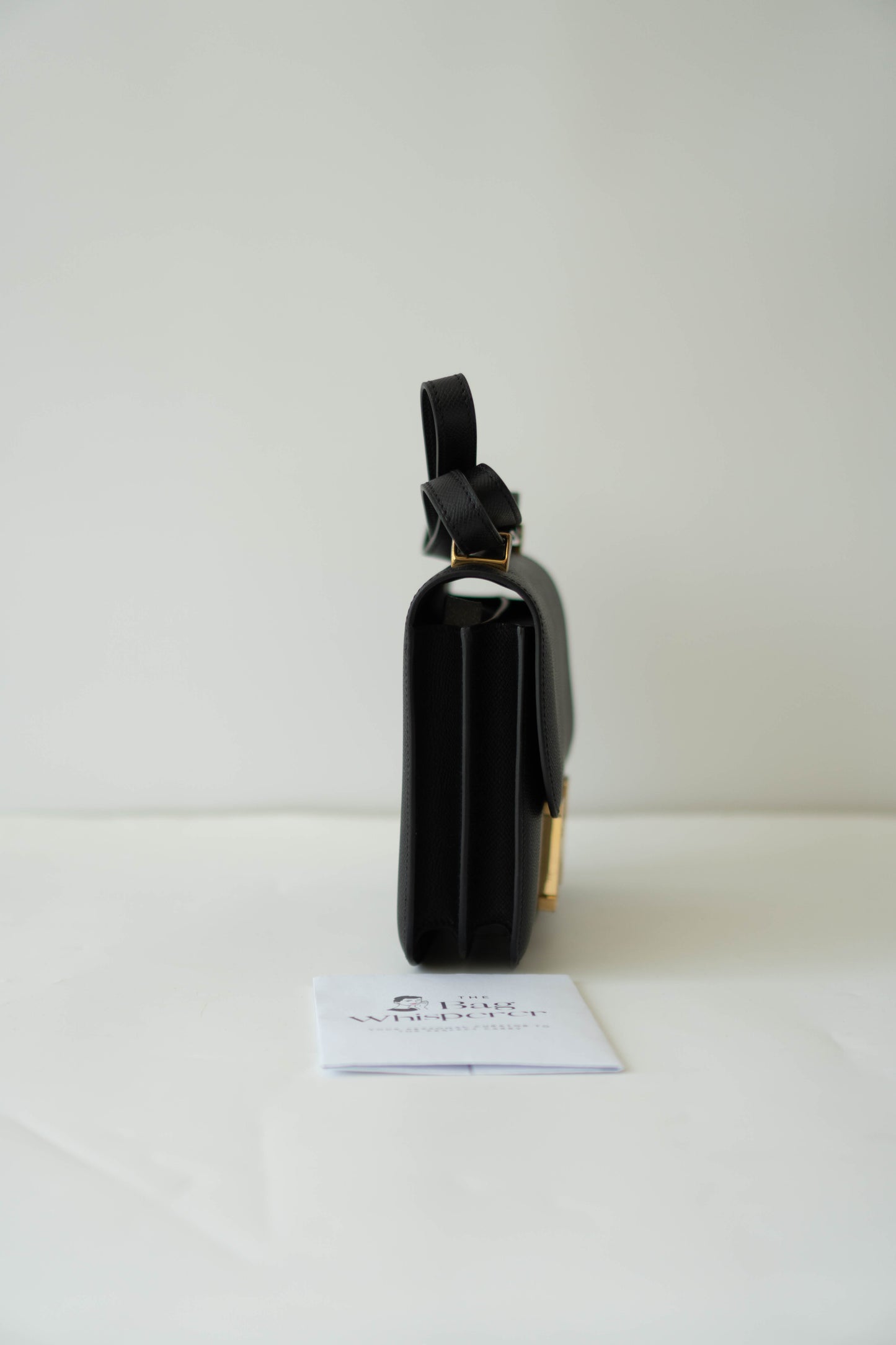 Constanc 24 Noir Epsom Calfskin with Gold Hardware