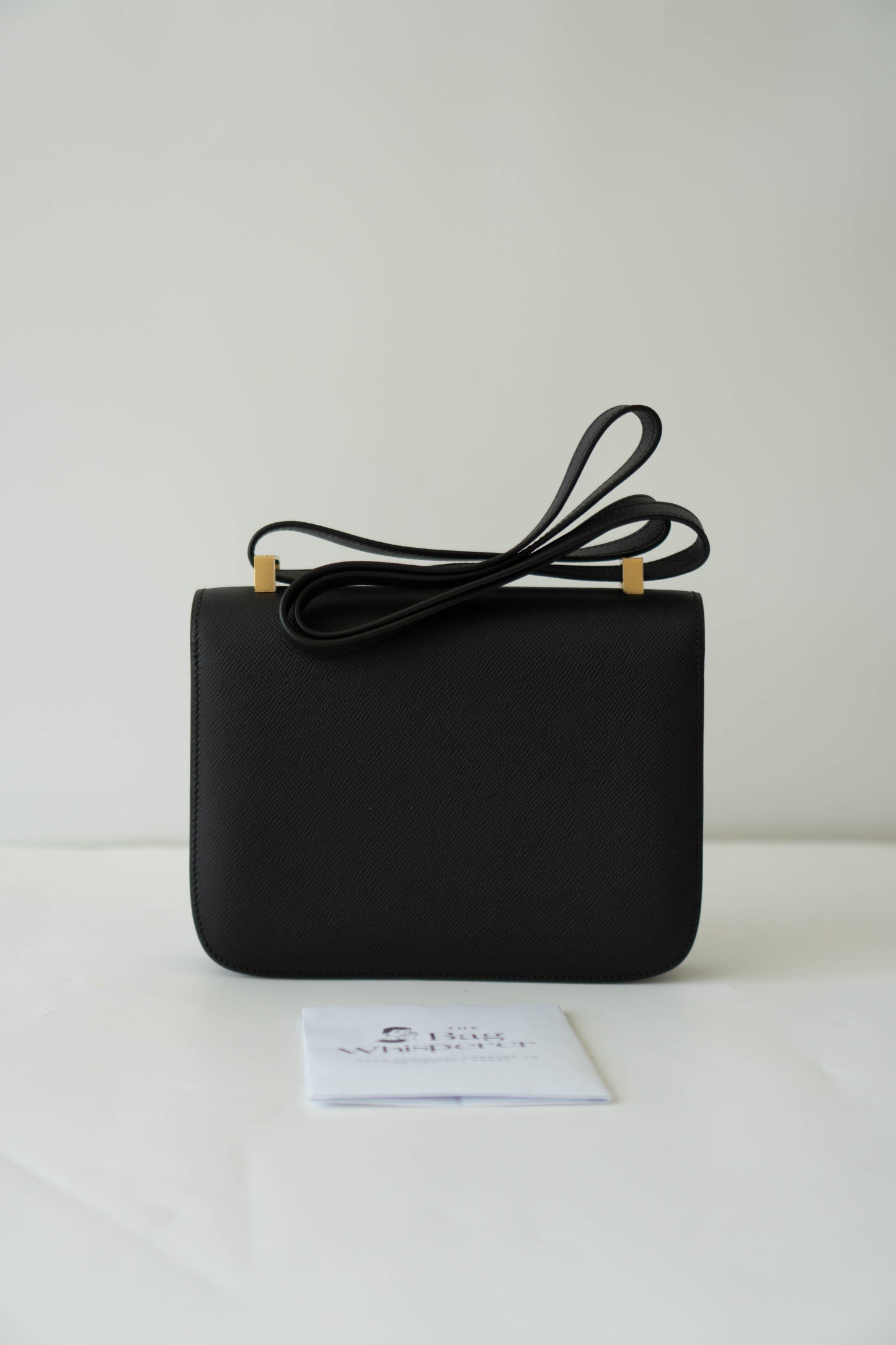 Constanc 24 Noir Epsom Calfskin with Gold Hardware