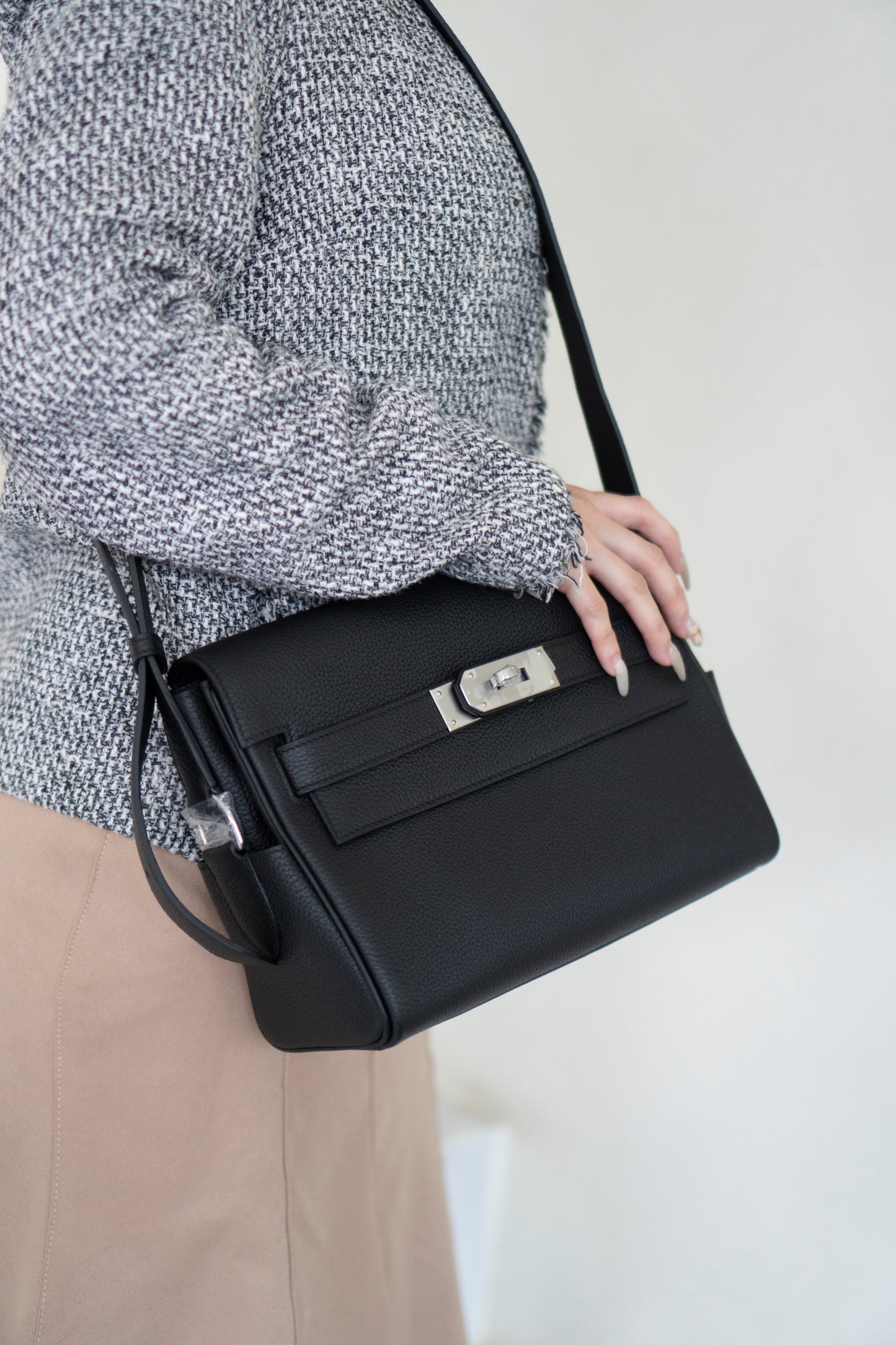 KL Messenger PM – Black Togo Leather with Palladium Hardware