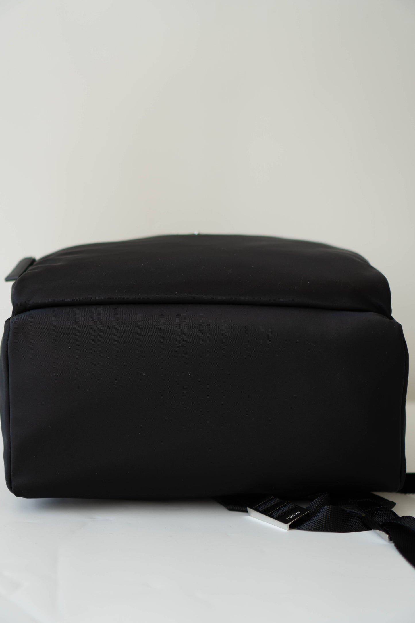 Re-nylon and Saffiano Leather Backpack